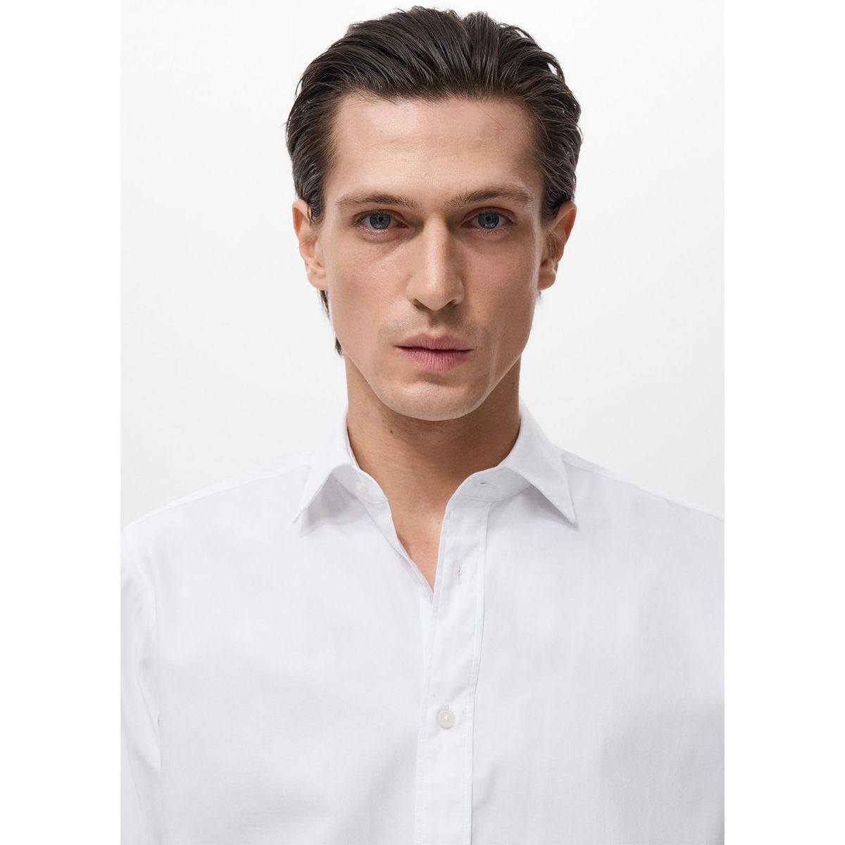 MANGO - Camisa 100% Algodón Regular Fit Mango Man