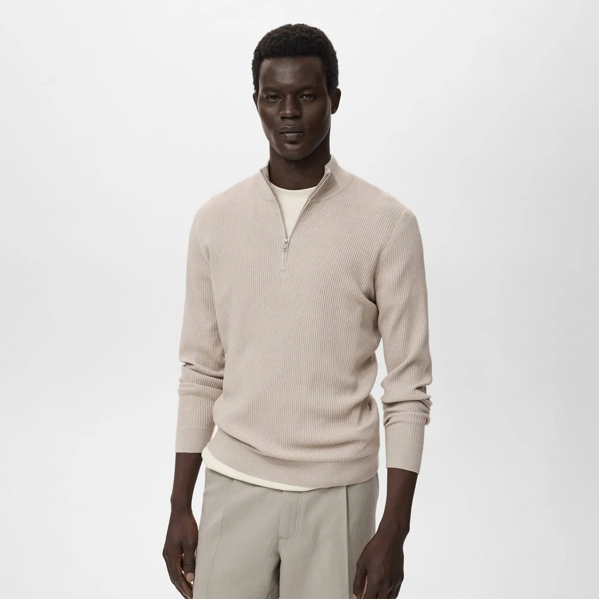 MANGO - Chompa Casual Hombre Man