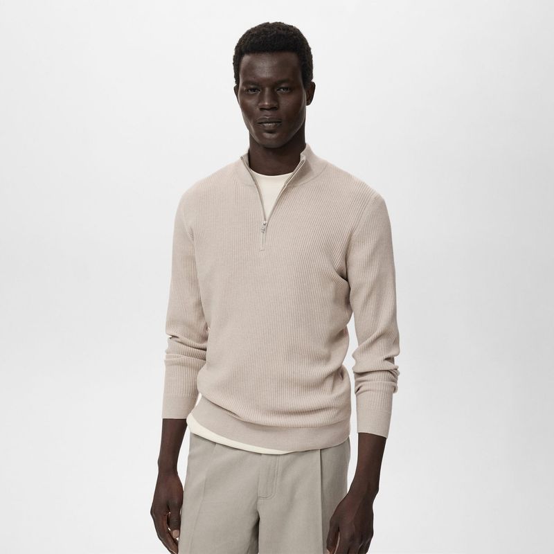 MANGO - Chompa Casual Hombre Man