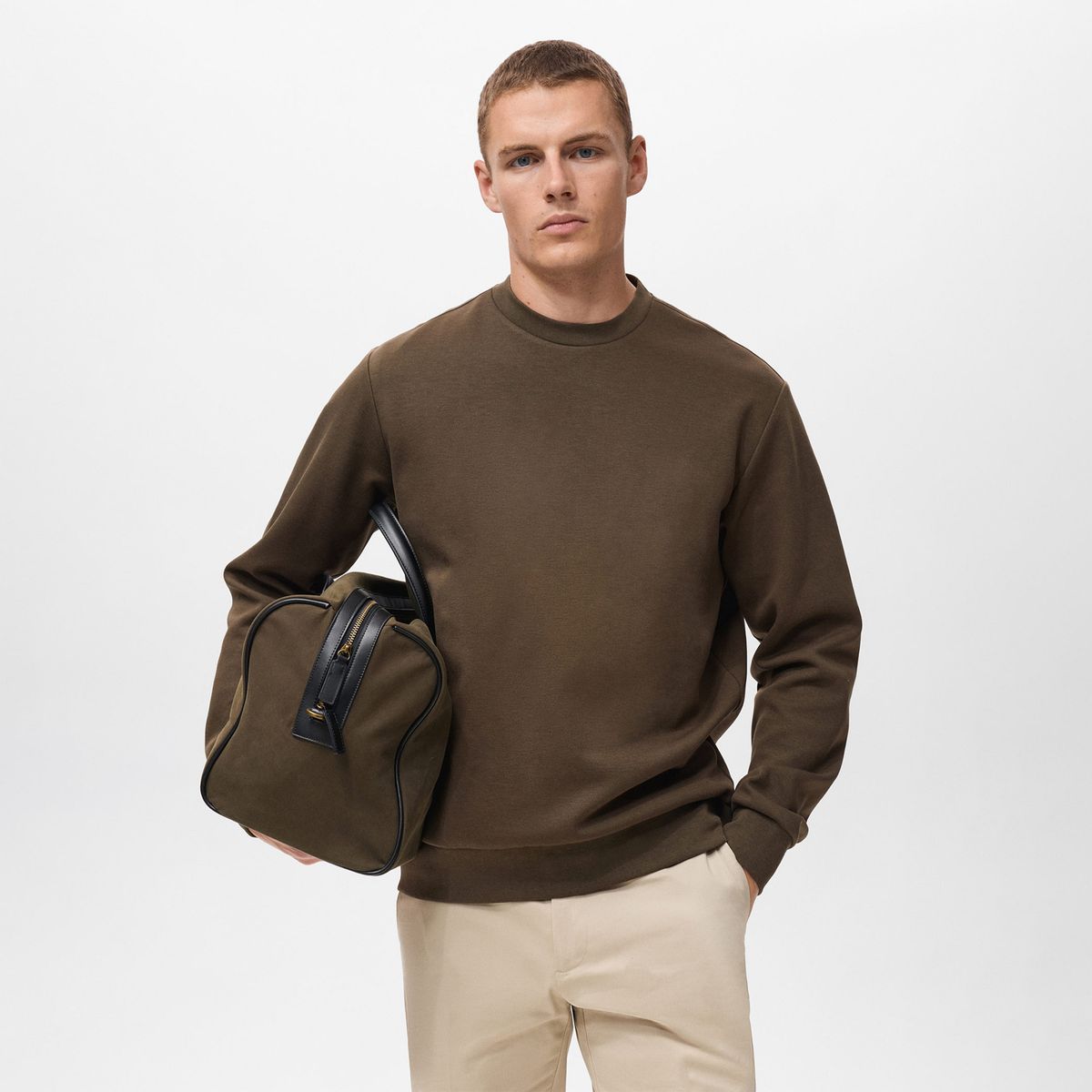 MANGO - Chompa Nolan Algodón Regular Fit Man