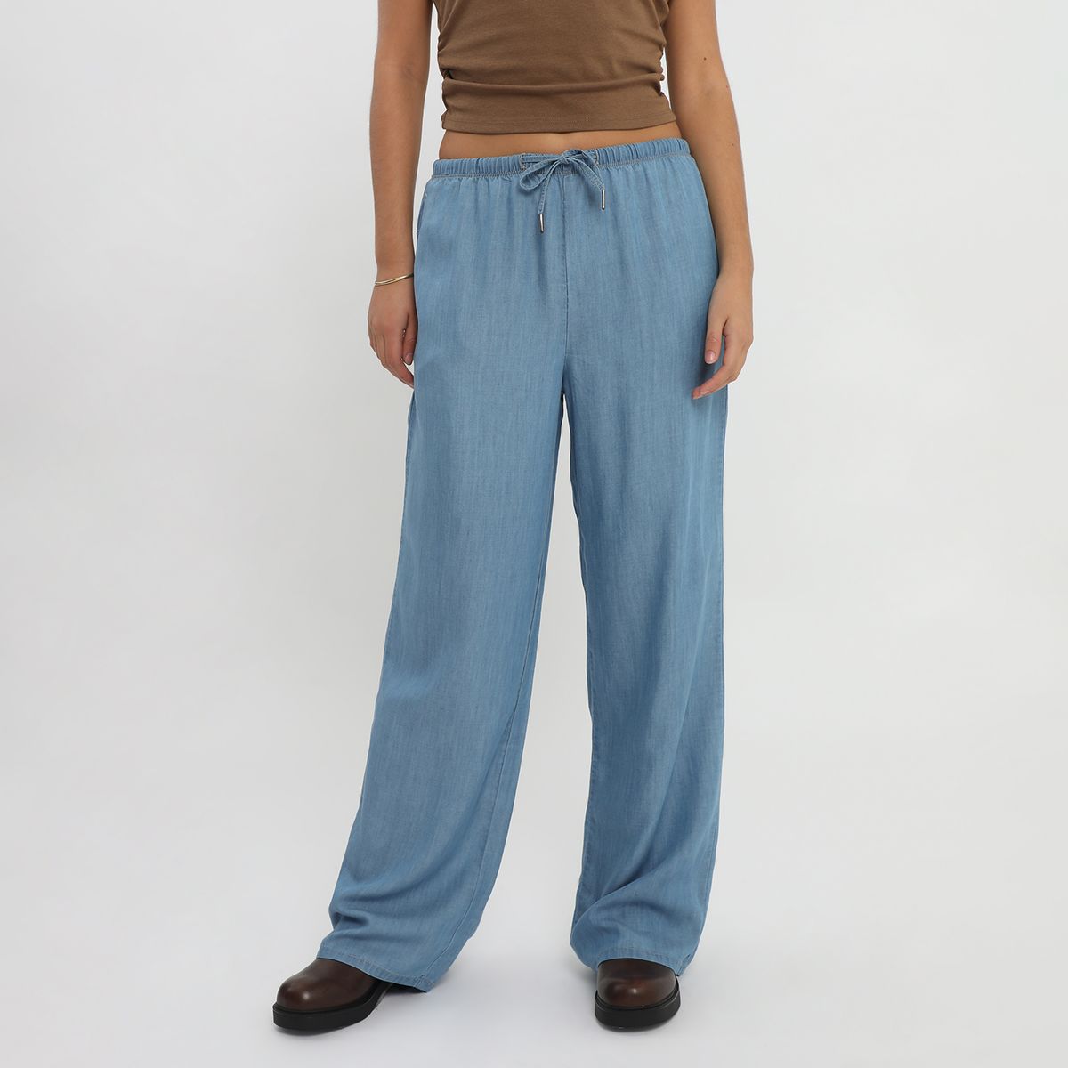 DENIMLAB - Pantalón Straight Tiro Medio Mujer Denimlab