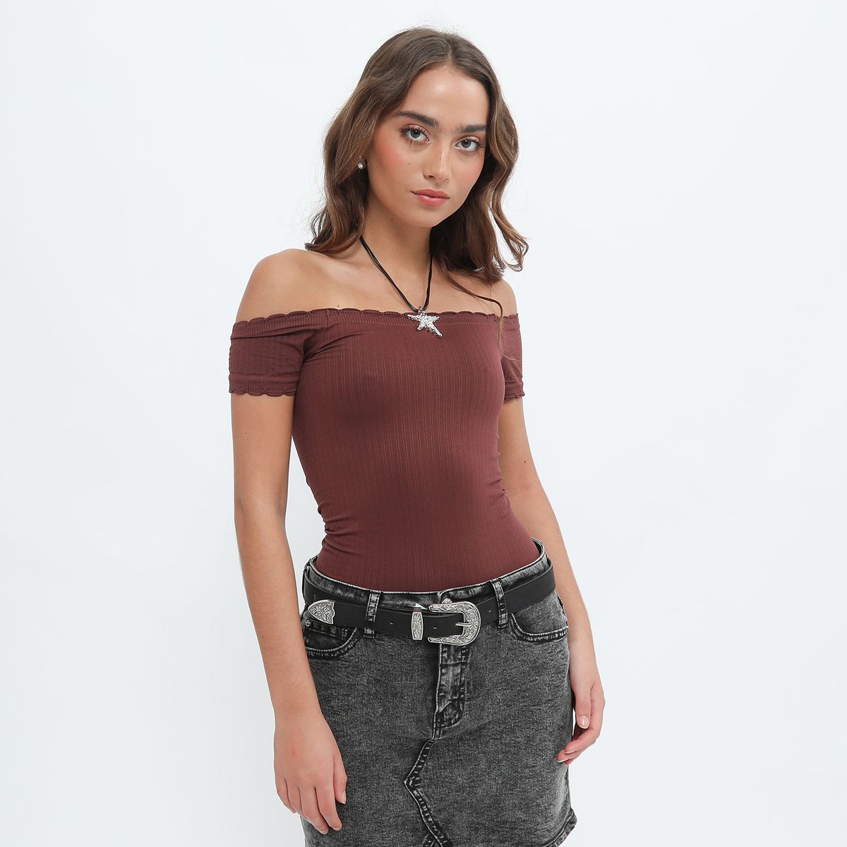 SYBILLA - Body Asimétrico Mujer Sybilla