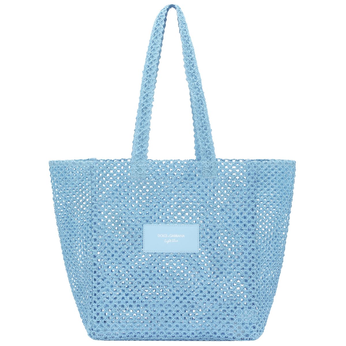 DOLCE&GABBANA - RXC_DEG Light Blue Beach Bag