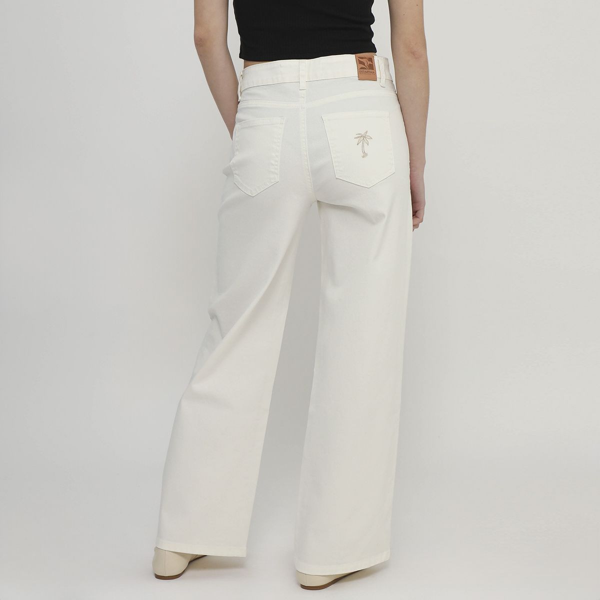 DOO AUSTRALIA - Jean Wide Leg Tiro Medio Mujer Doo Australia