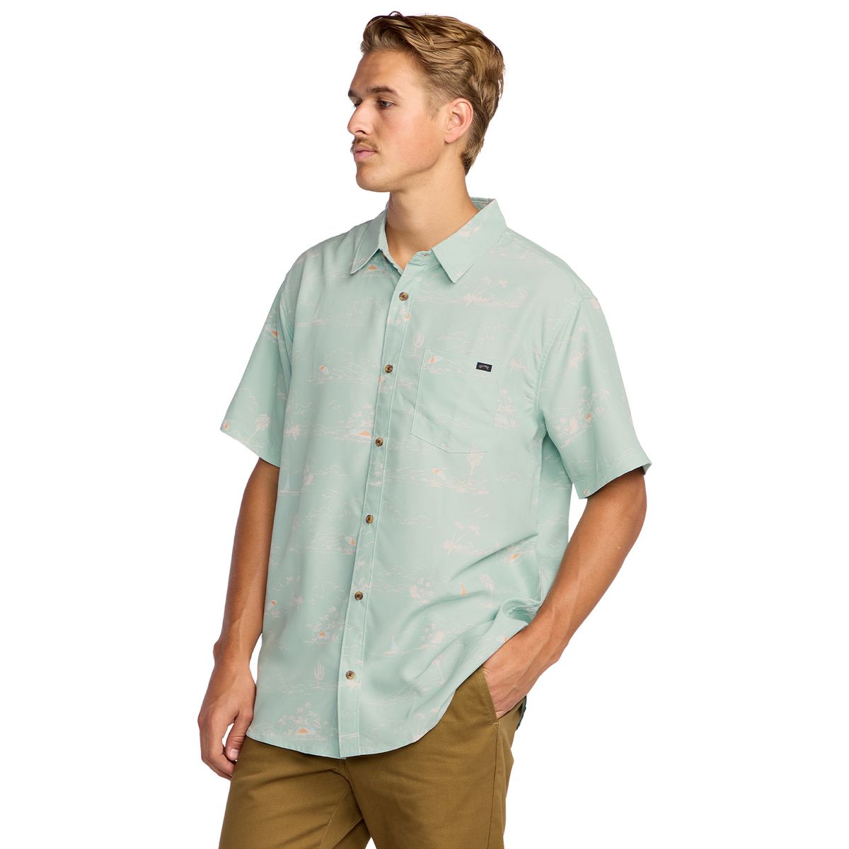 BILLABONG - Camisa Algodón Casual Hombre Billabong