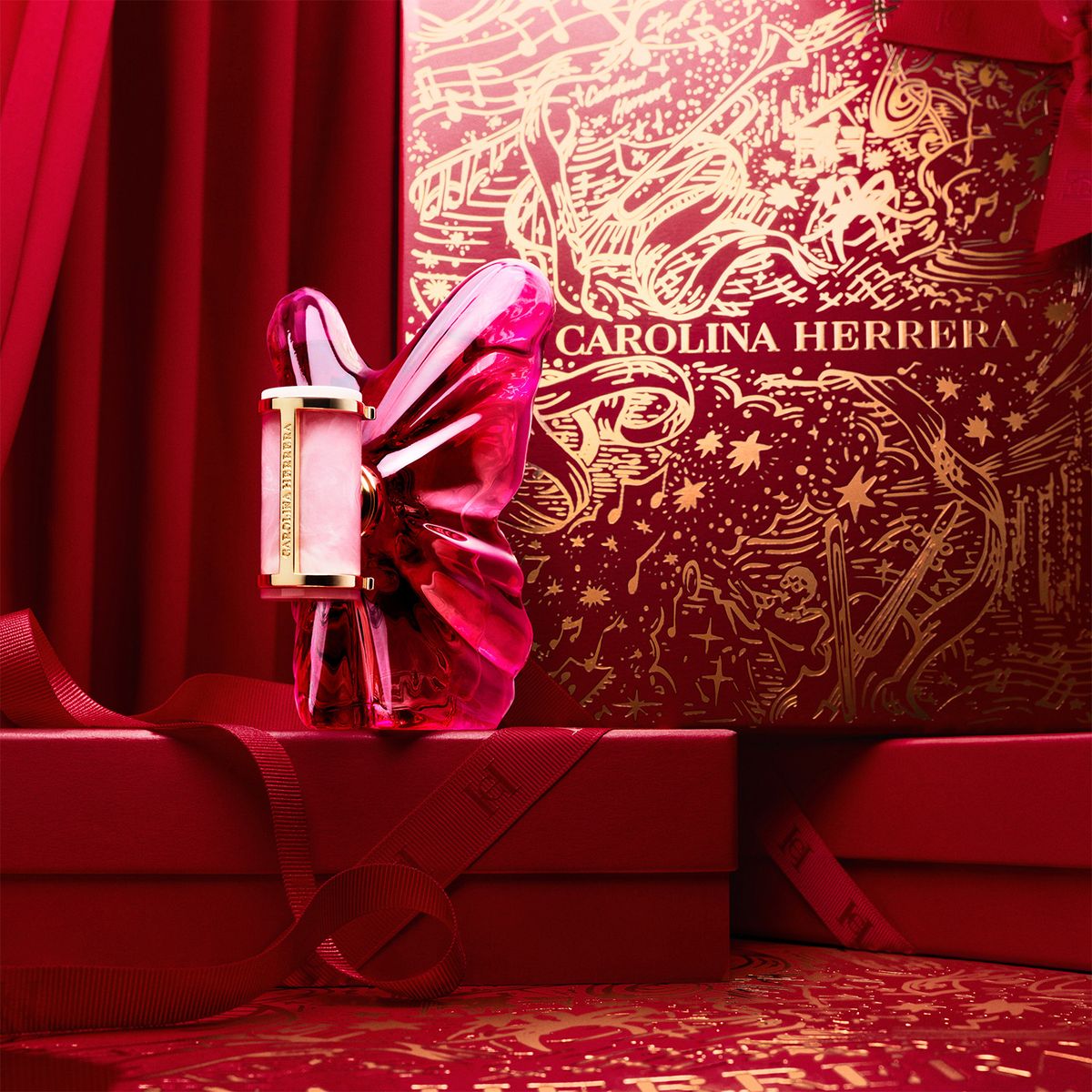 CAROLINA HERRERA - Set Carolina Herrera La Bomba Edp 80ml + Body Lotion + Mini 10ml