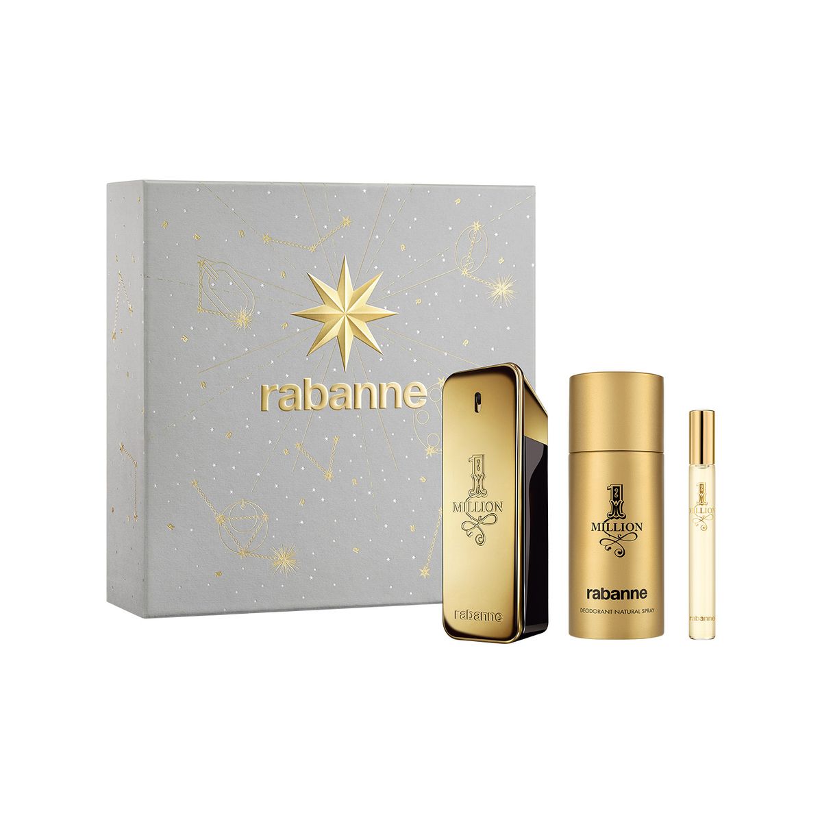 RABANNE - Set Rabanne 1 Million Edt 100ml + Deo 150ml + Mini