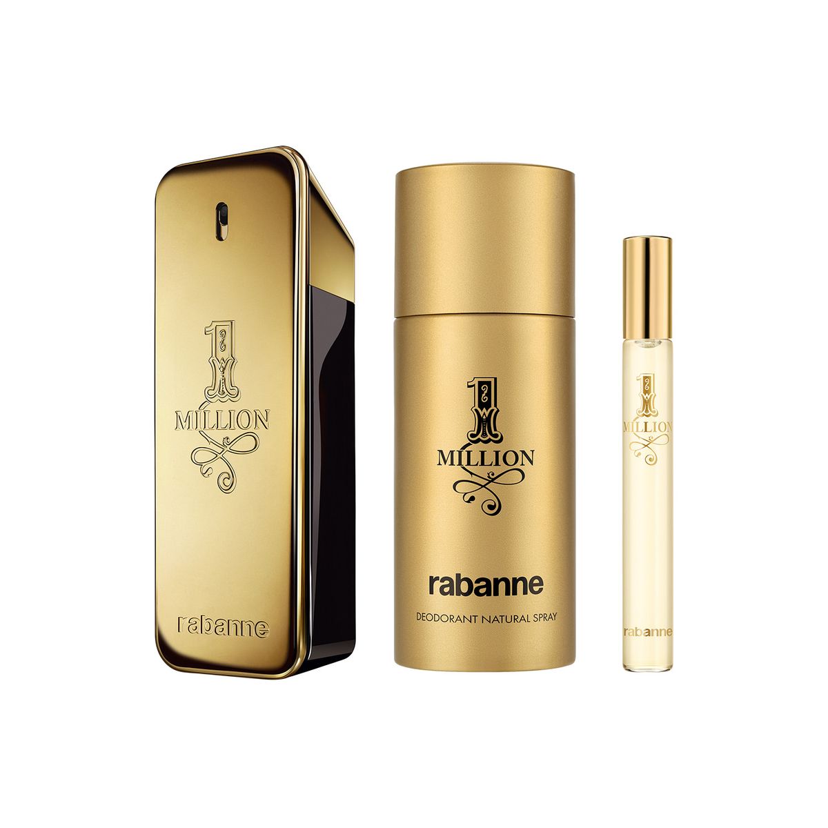 RABANNE - Set Rabanne 1 Million Edt 100ml + Deo 150ml + Mini
