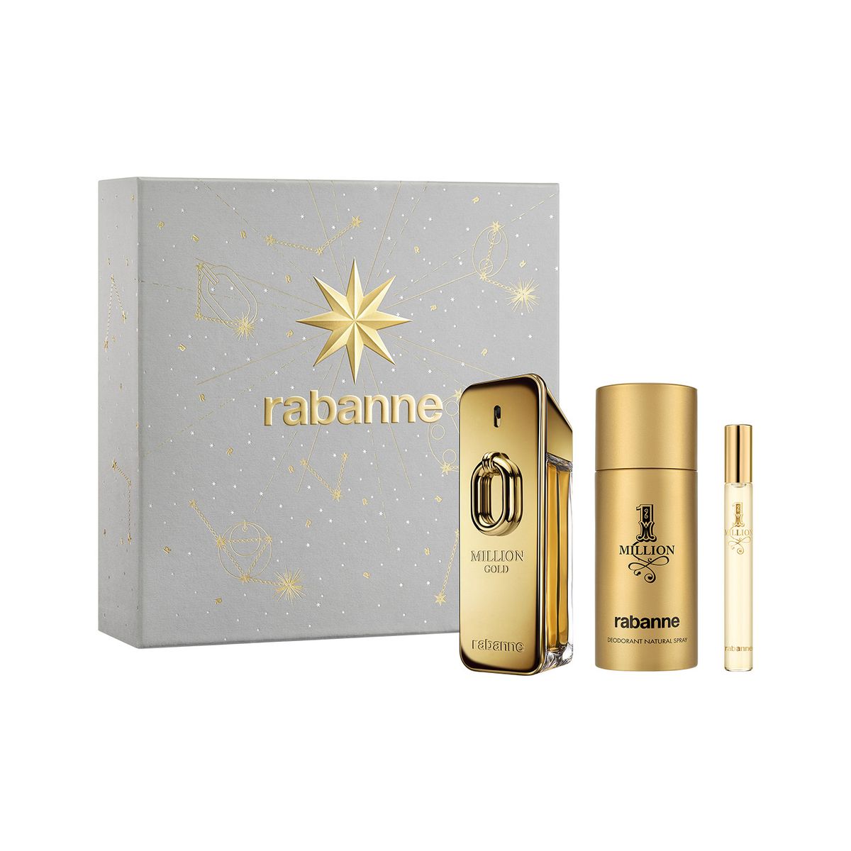 RABANNE - Set Rabanne Million Gold Edp Intense 100ml+ Deo 150ml +mini 10ml
