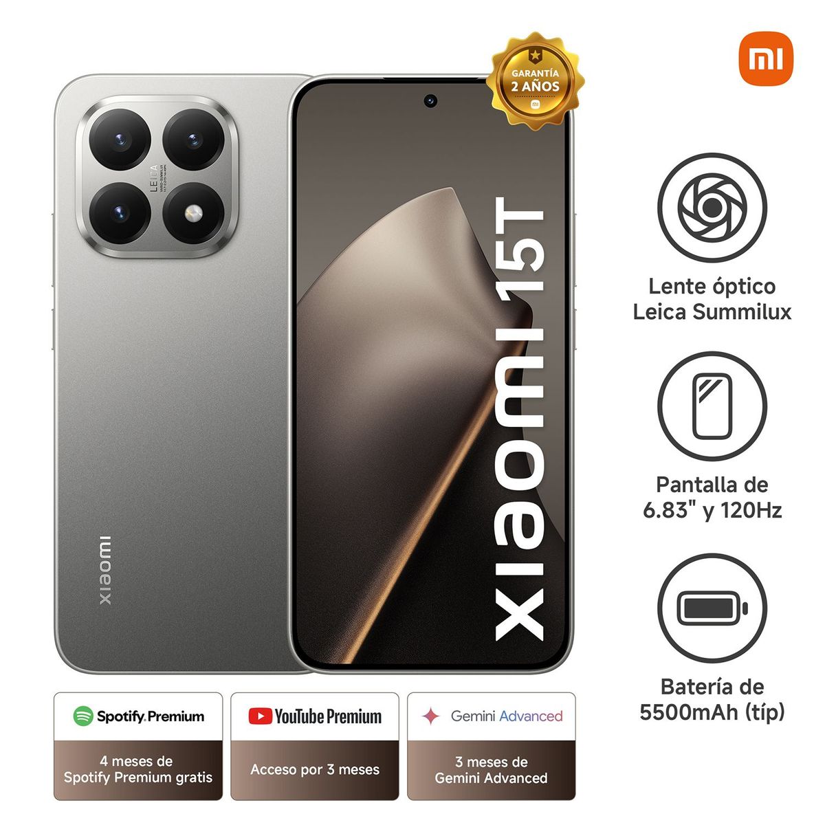 XIAOMI - Celular 15T 12gb + 512gb