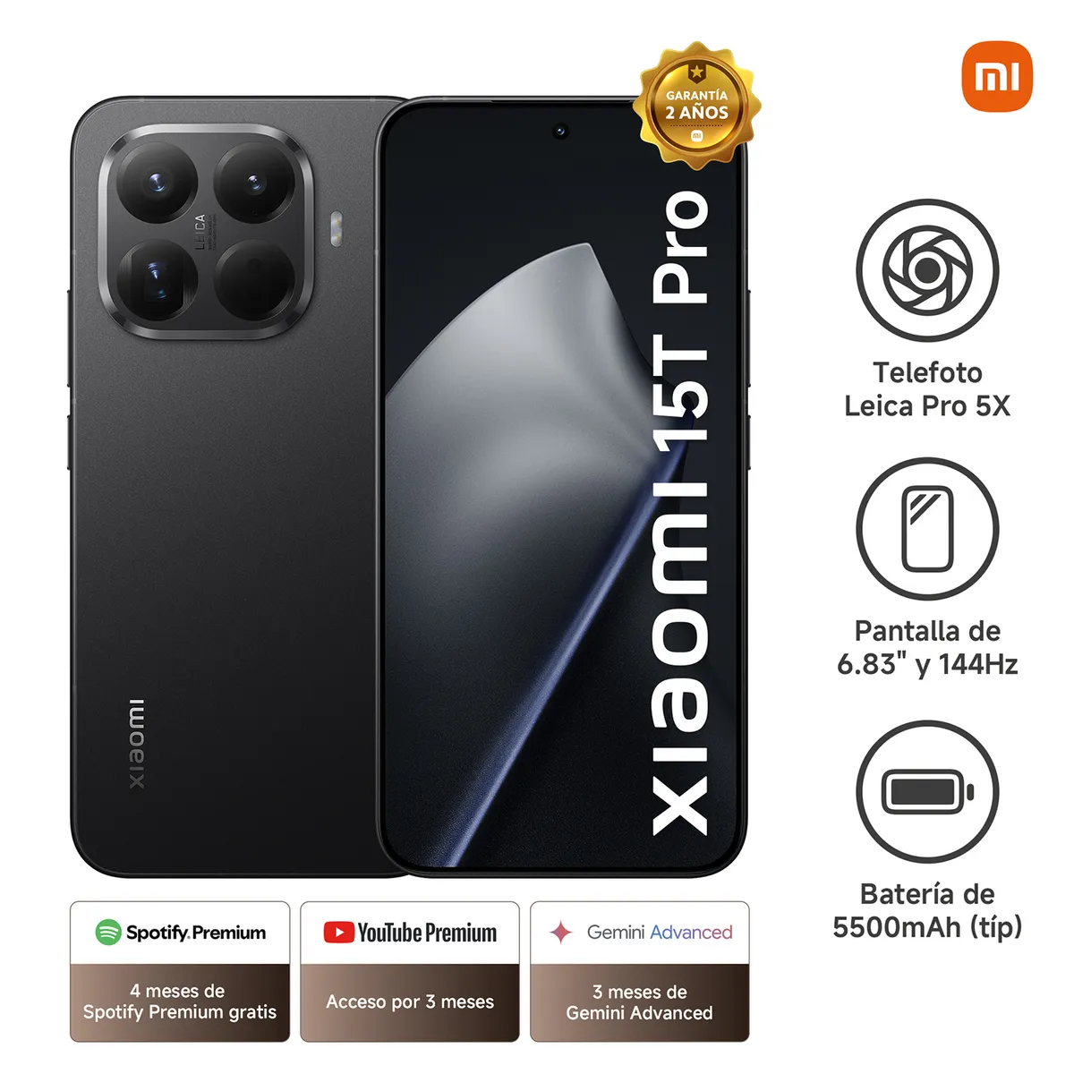 XIAOMI - Celular 15T Pro 12gb + 512gb