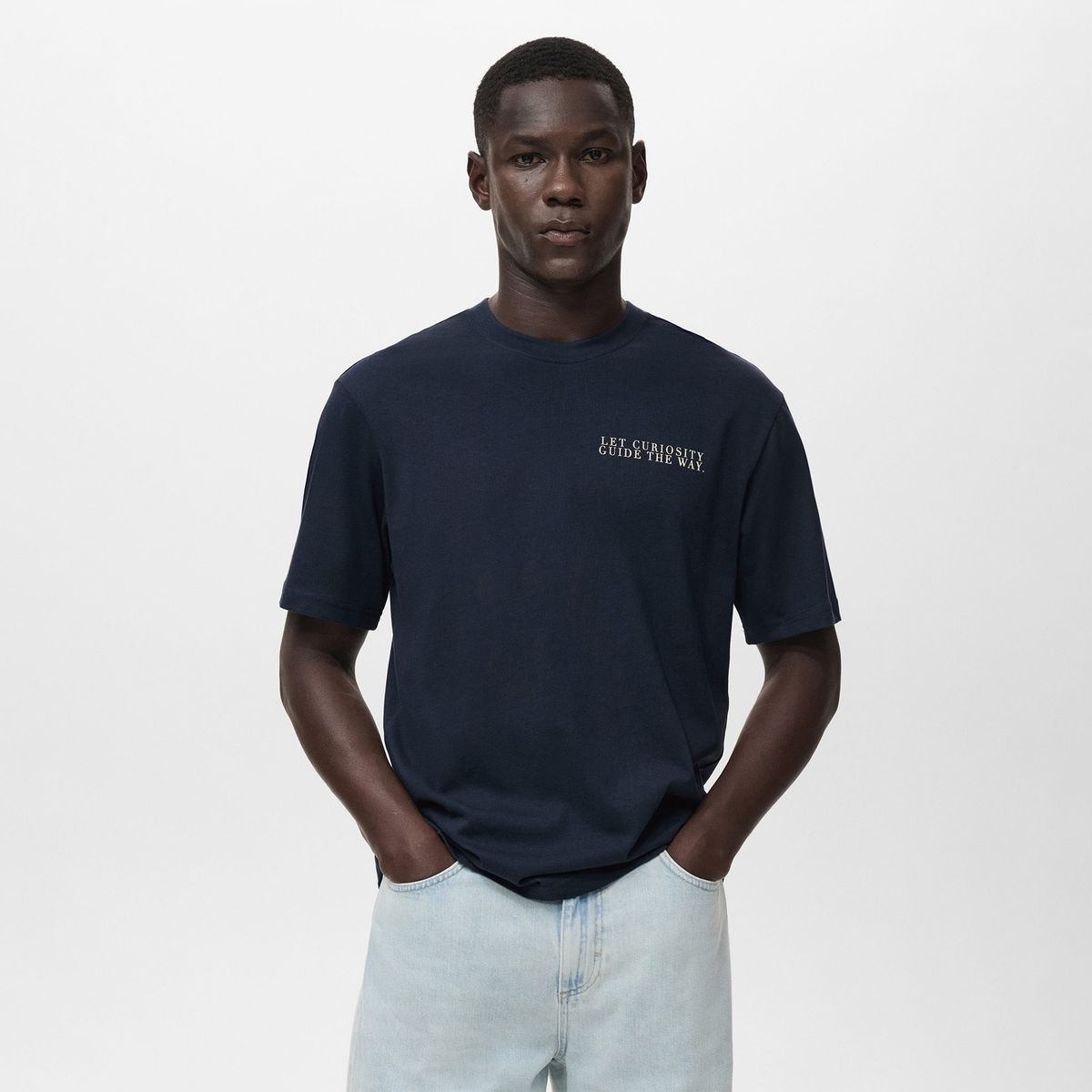 MANGO - Polo 100% Algodón Casual Hombre Mango
