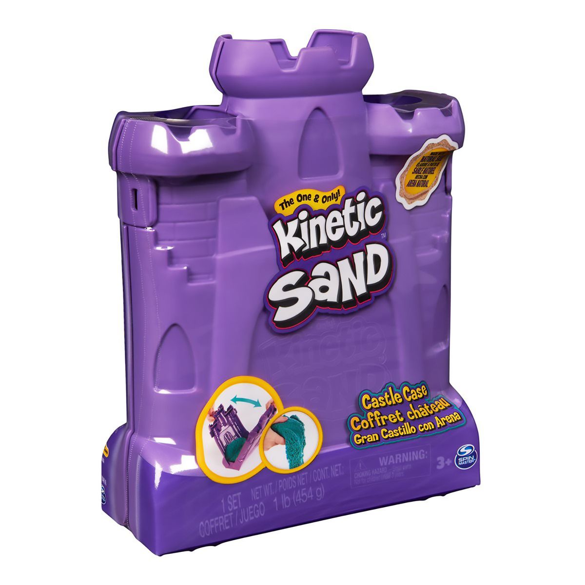 KINETIC SAND - Castillo Con 370gr Arena Mágica Kinetic Sand