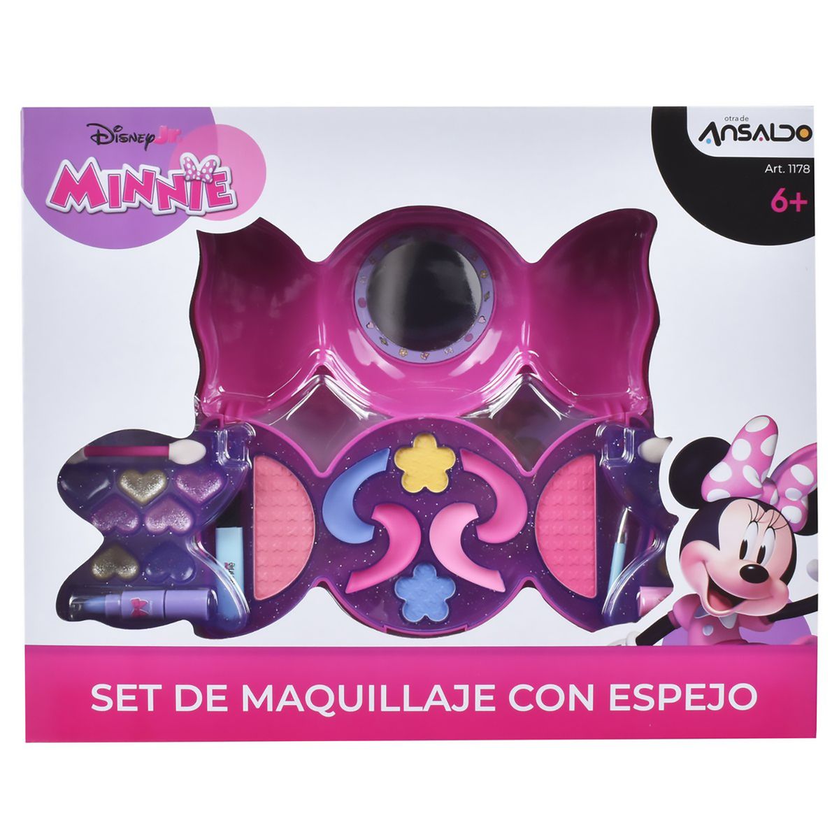 MINNIE -  Cosmetiquero Set Moño Caja Minnie