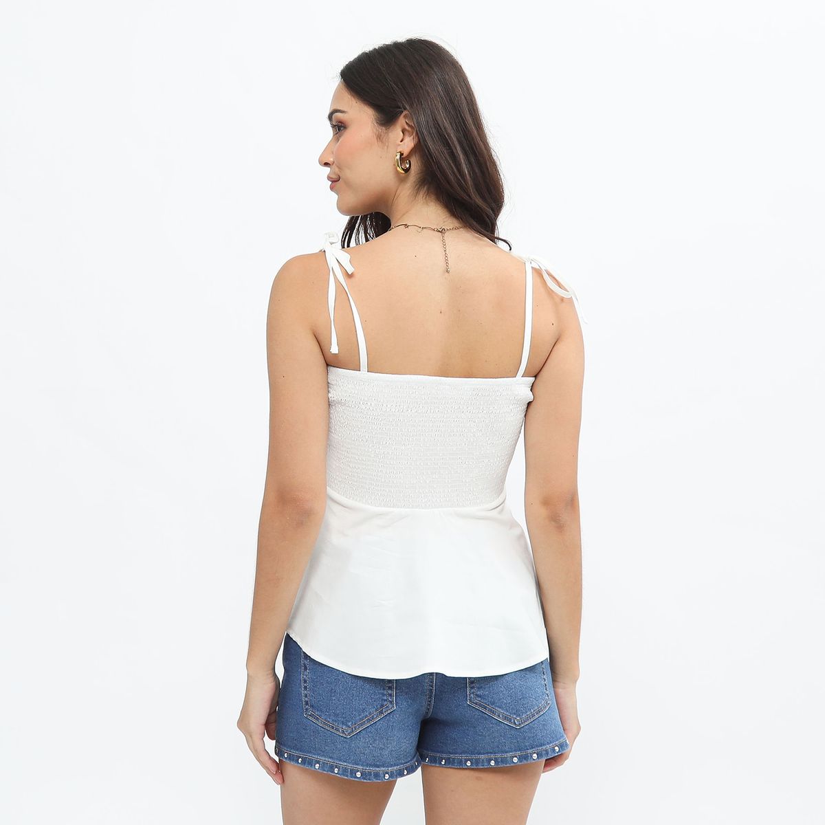 SYBILLA - Top Peplum Mujer Sybilla