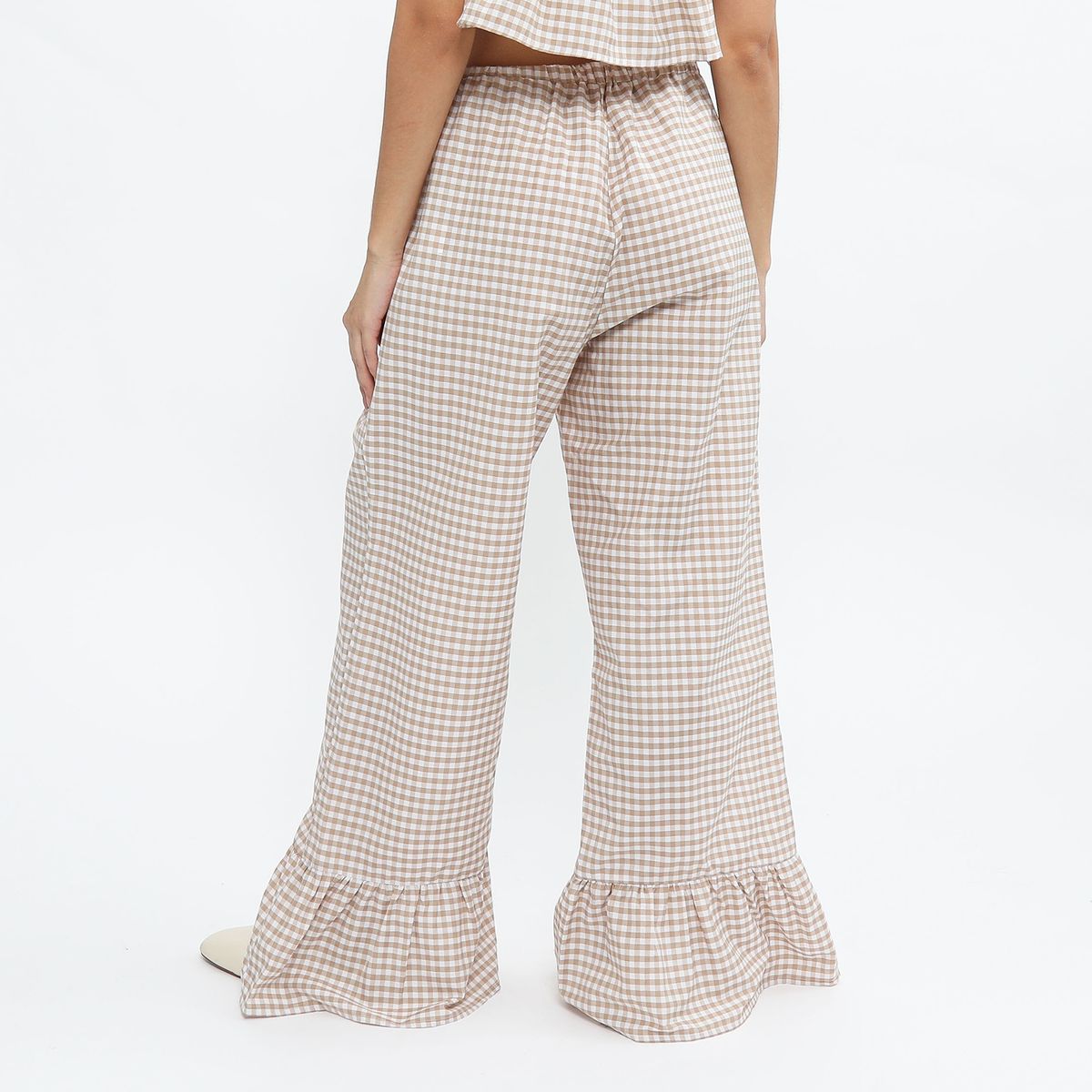 SYBILLA - Pantalón Flare Tiro Alto Mujer Sybilla