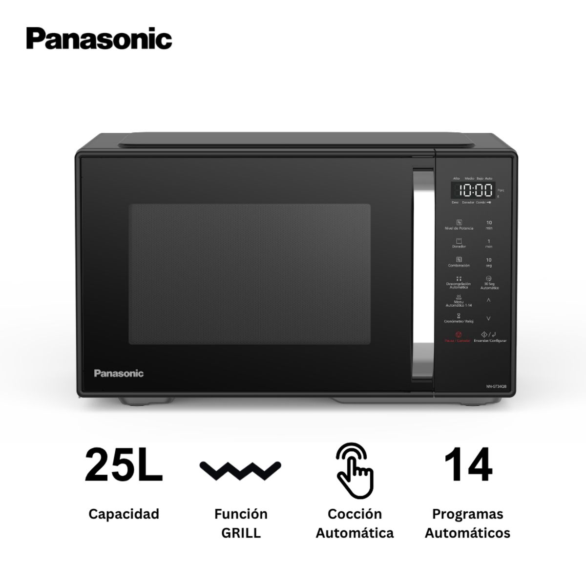 PANASONIC - Panasonic Microondas Gt34qbrpk