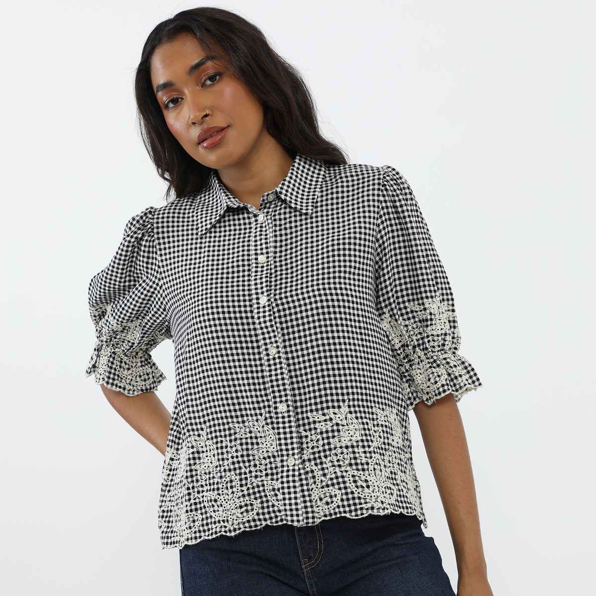 UNIVERSITY CLUB - Blusa Manga 3/4 Mujer University Club