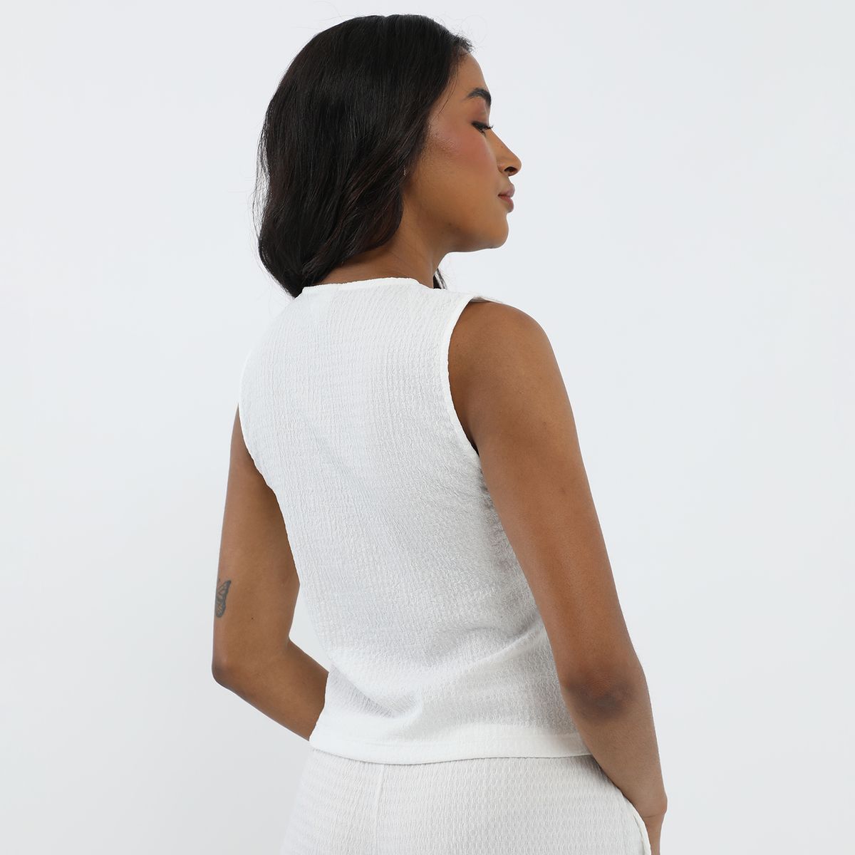 ELLE - Top Sin Mangas Mujer Elle