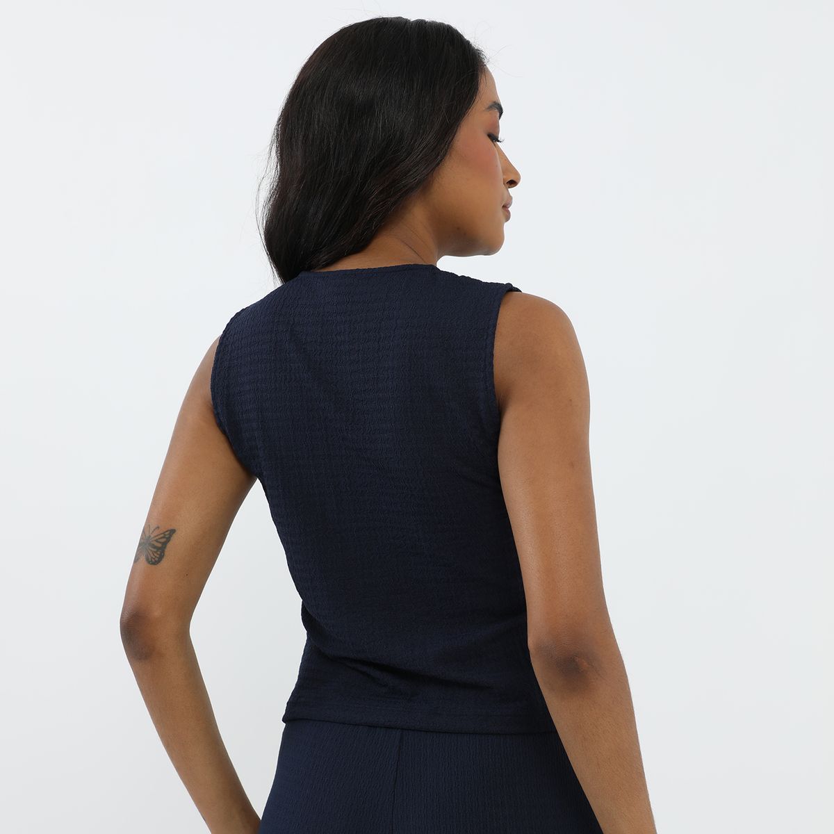 ELLE - Top Sin Mangas Mujer Elle