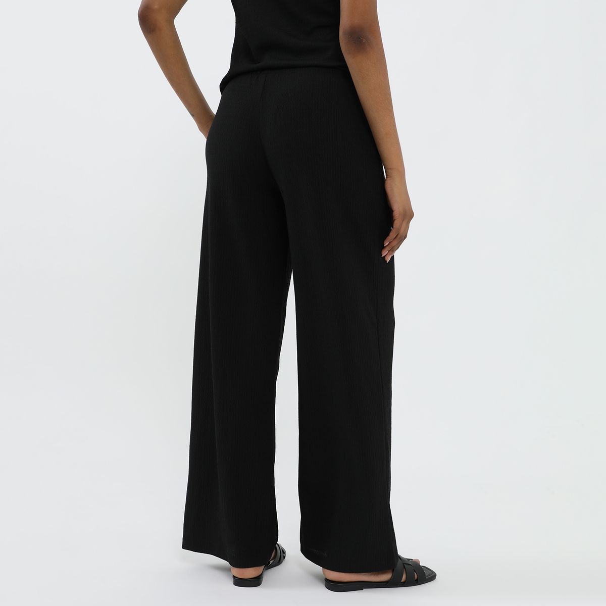 ELLE - Pantalón Tiro Medio Mujer Elle