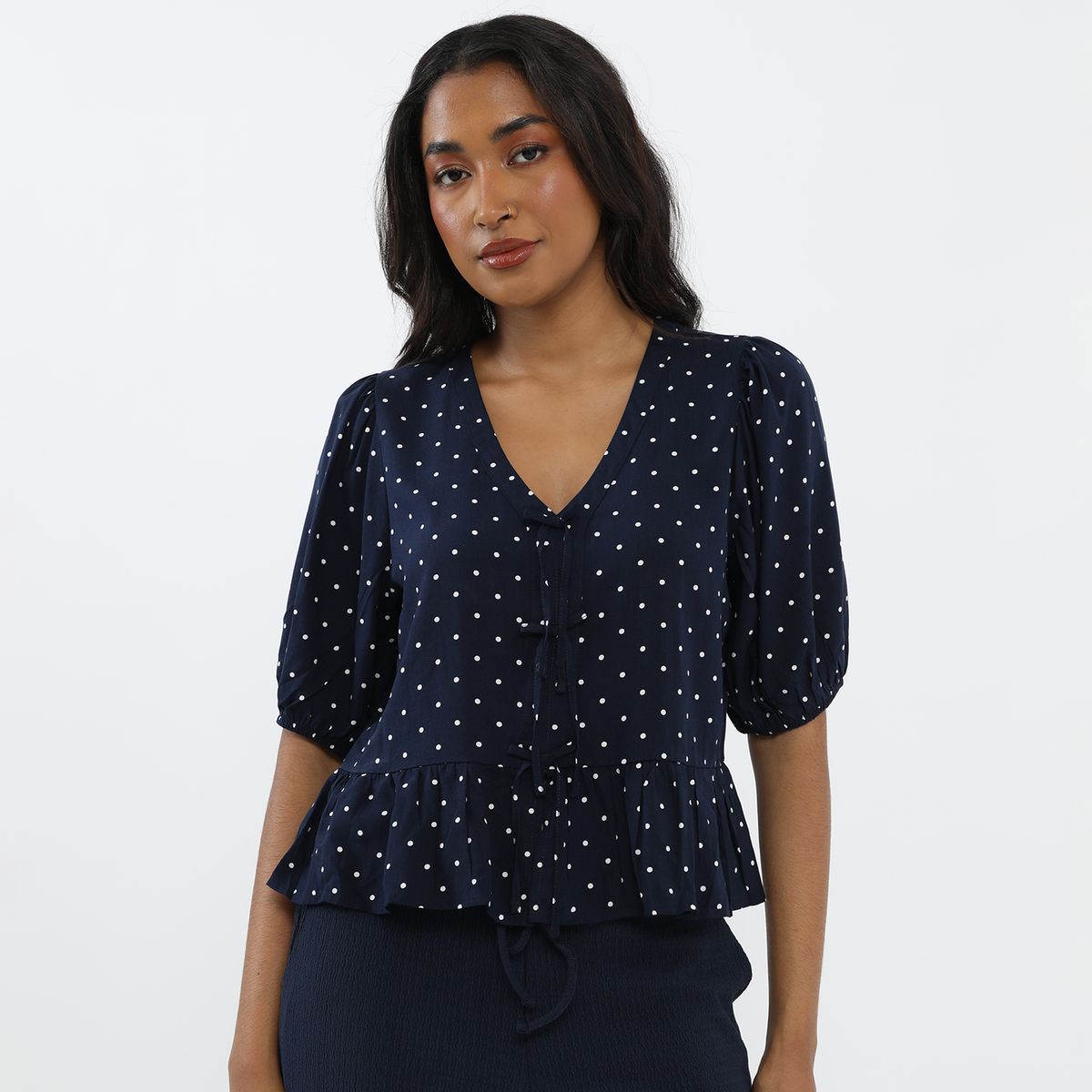 ELLE - Blusa Manga 3/4 Mujer Elle