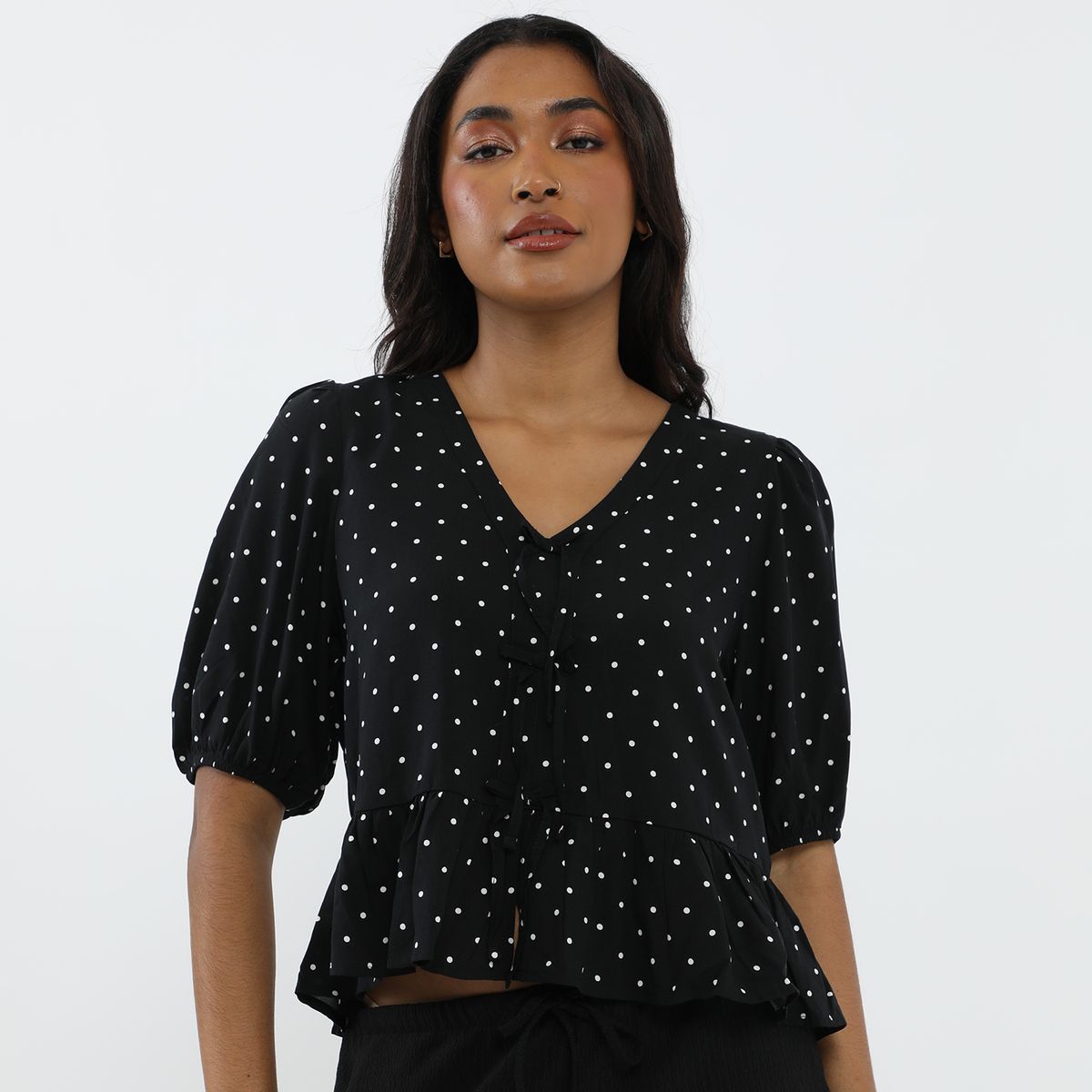 ELLE - Blusa Manga 3/4 Mujer Elle