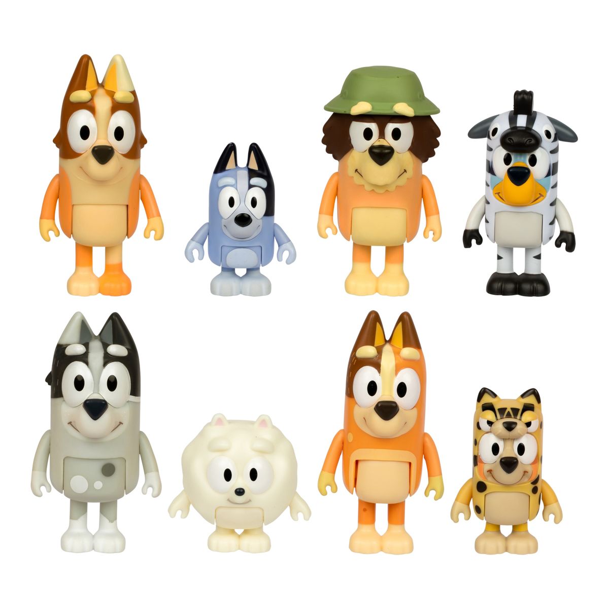 BLUEY - Figuras Disfrazadas Pack X8 Bluey