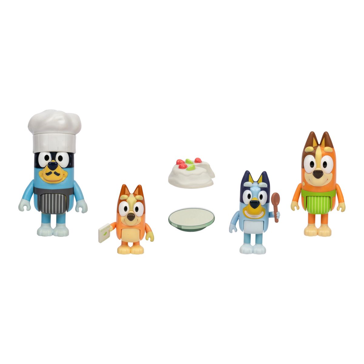 BLUEY - Pack X4 Figuras Bluey