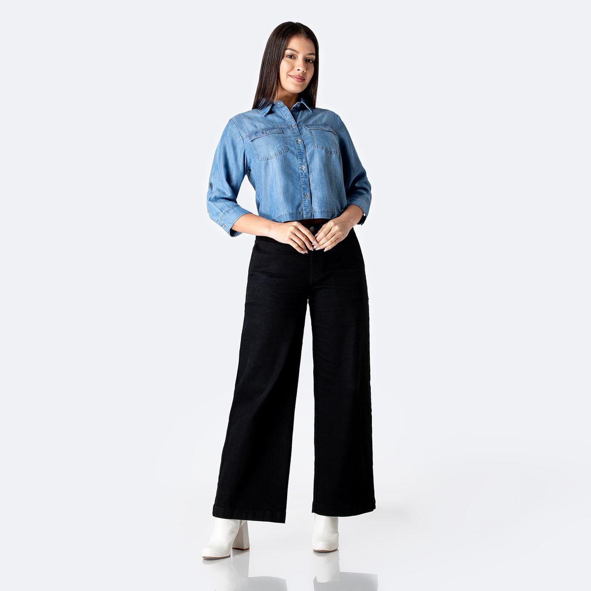 PIONIER - Blusa Slim Fit Mujer Pionier 