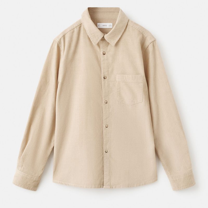 MANGO KIDS - Camisa Niño Algodón Mango Kids