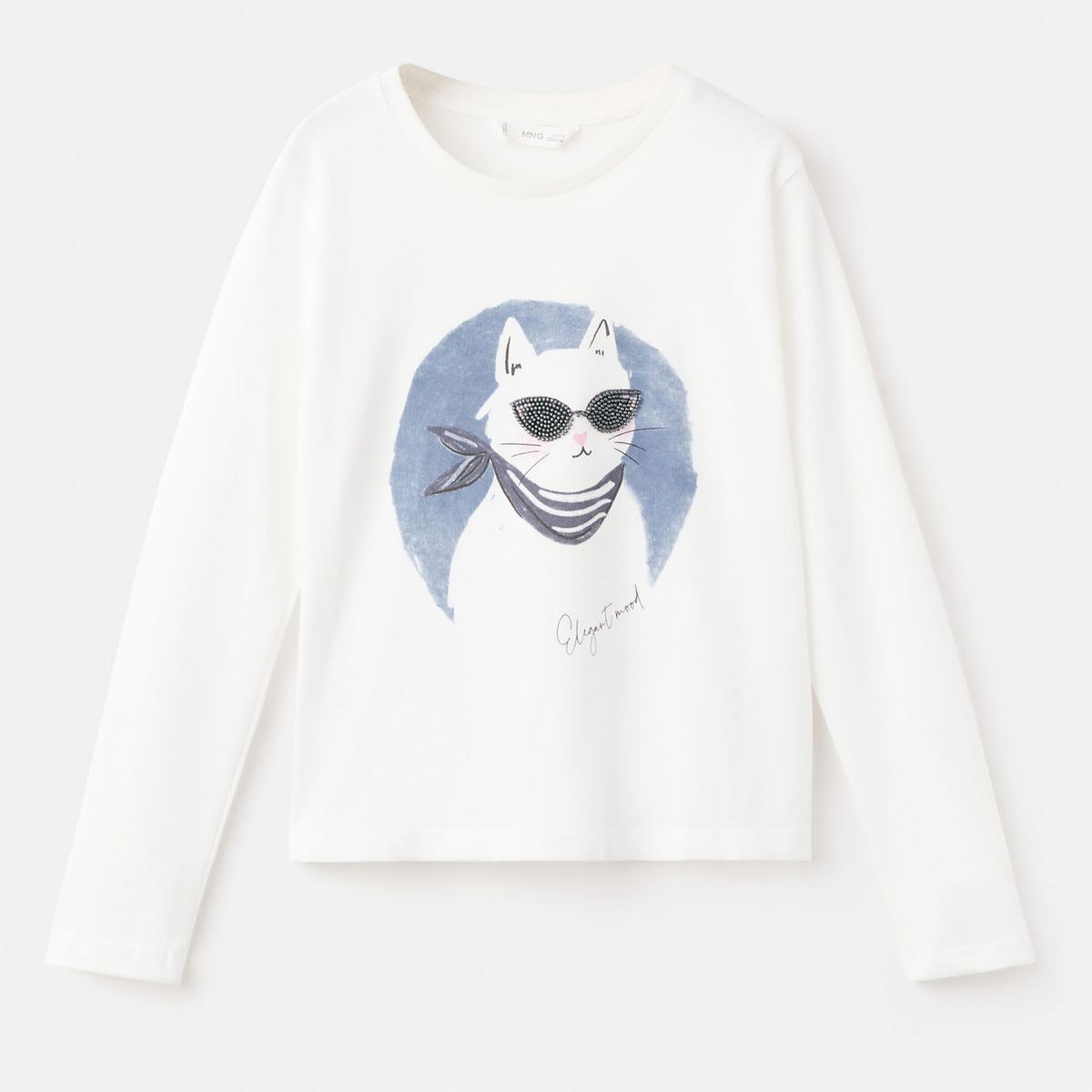 MANGO KIDS - Polo Niña Manga Larga Algodón Mango Kids