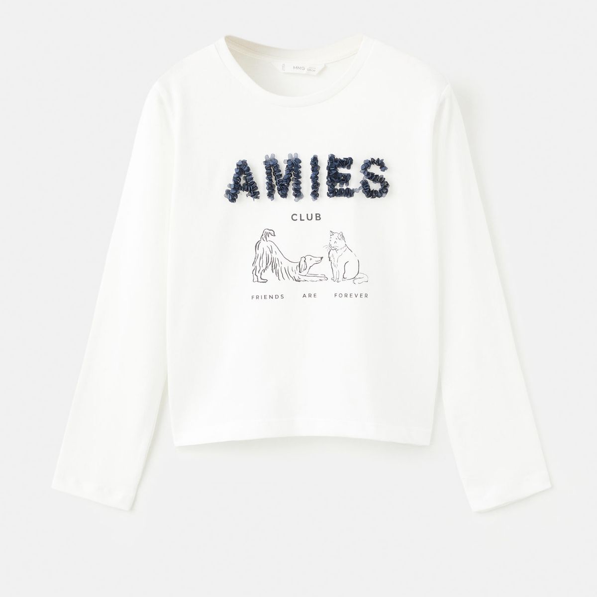 MANGO KIDS - Polo Niña Manga Larga Algodón Mango Kids