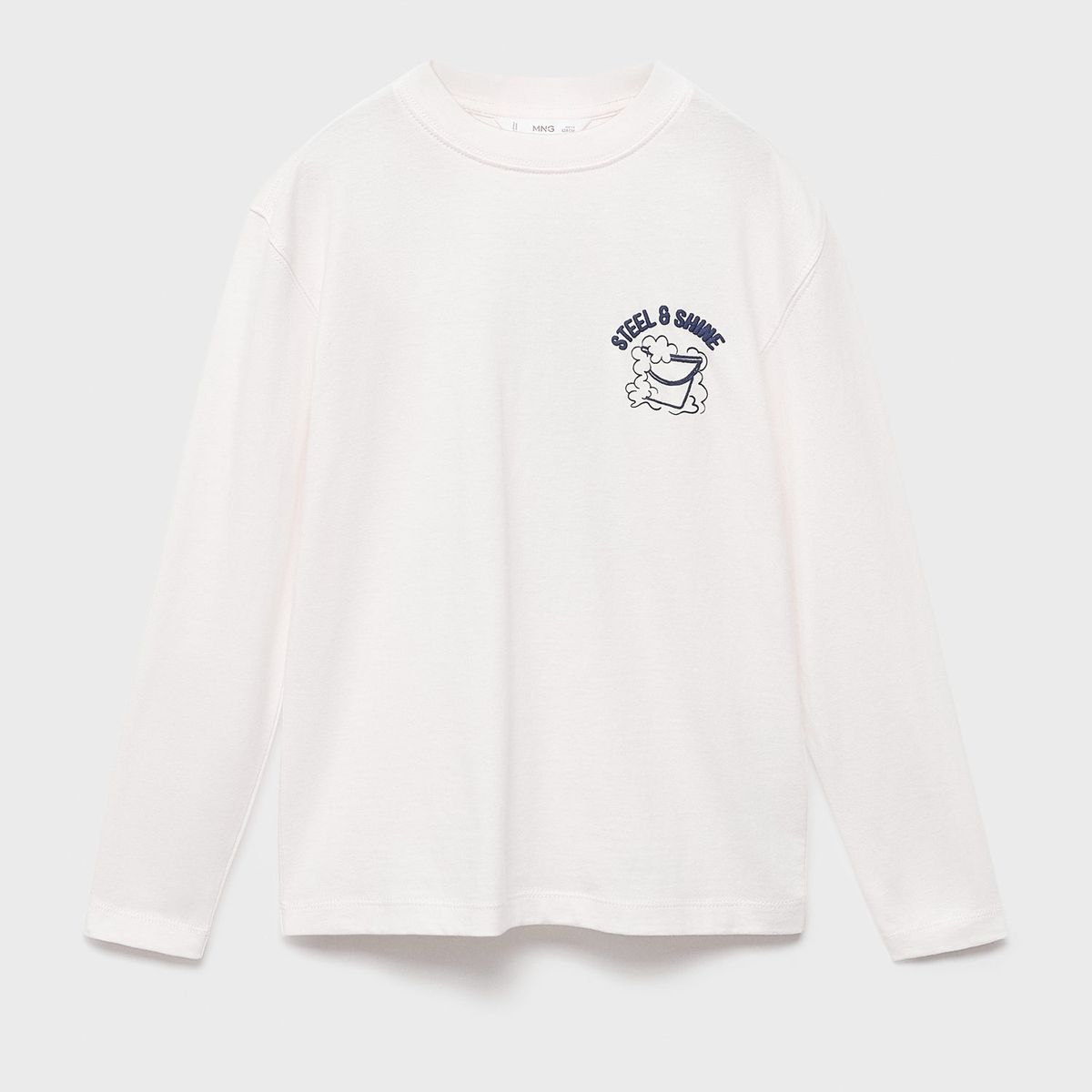 MANGO KIDS - Polo Niño Manga Larga Algodón Mango Kids