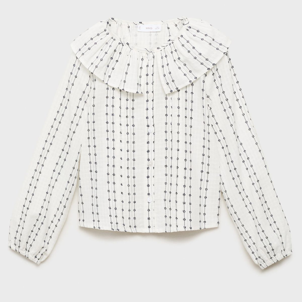 MANGO KIDS - Blusa Niña Manga Larga Algodón Mango Kids