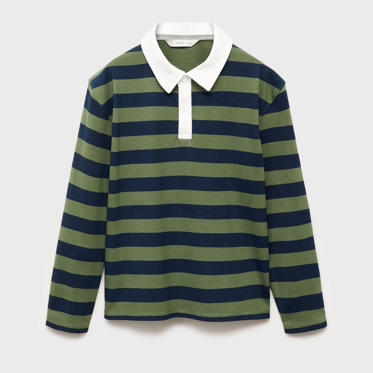 MANGO KIDS - Polo Niño Manga Larga Algodón Mango Kids