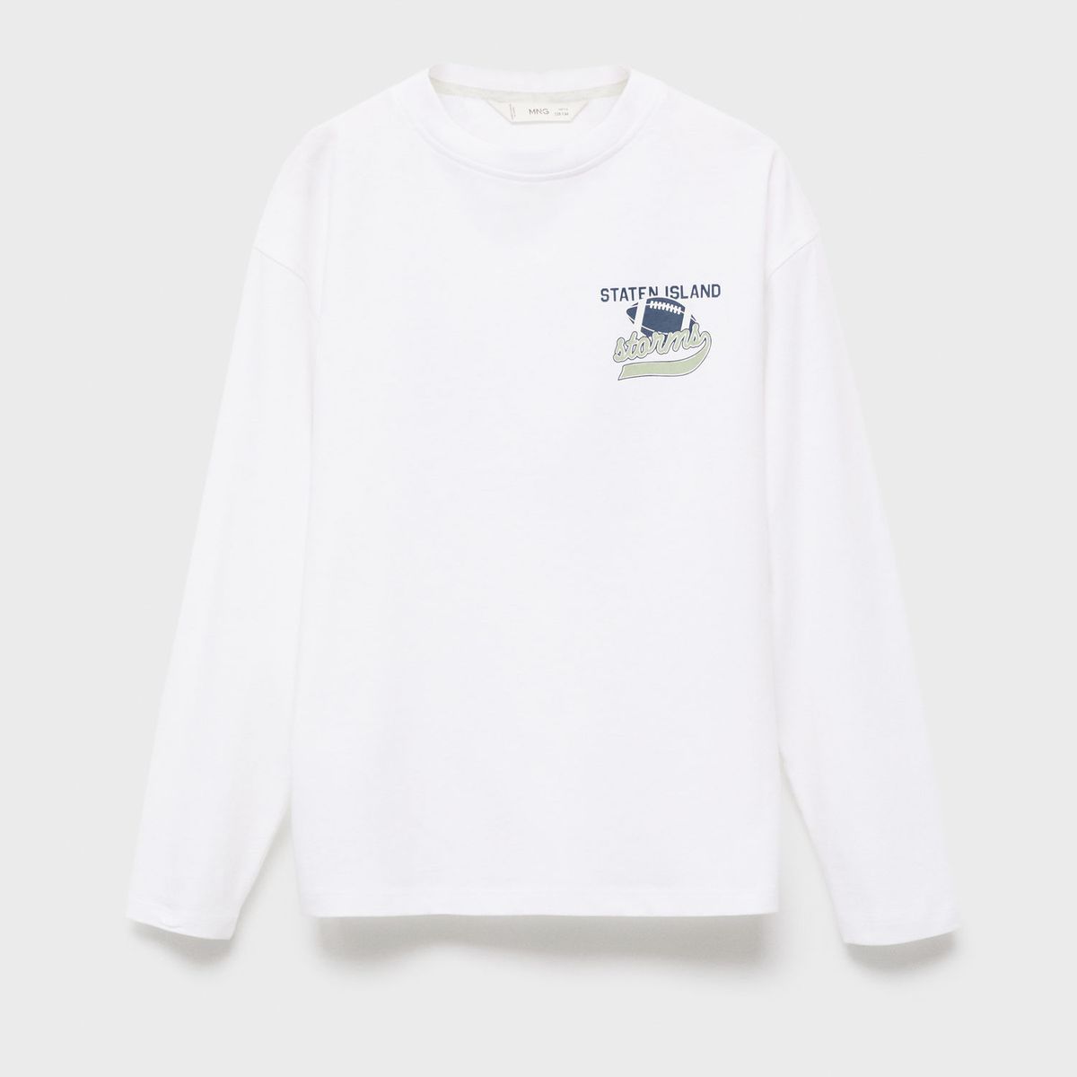 MANGO KIDS - Polo Niño Manga Larga Algodón Mango Kids