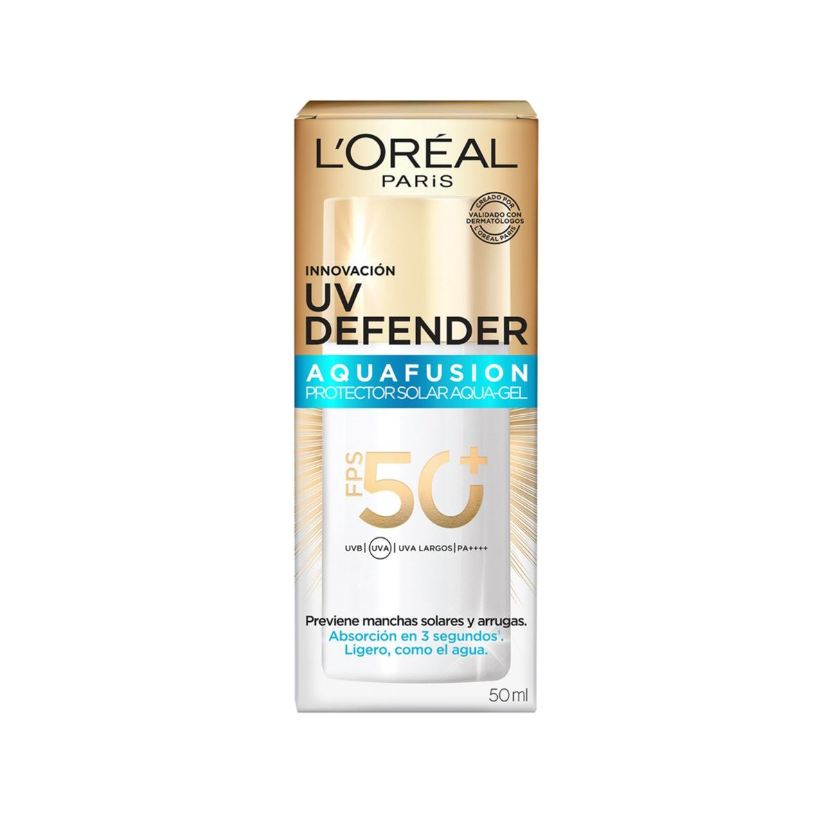 LOREAL PARIS - Protector Solar UV Defender AquaFusion FPS 50+