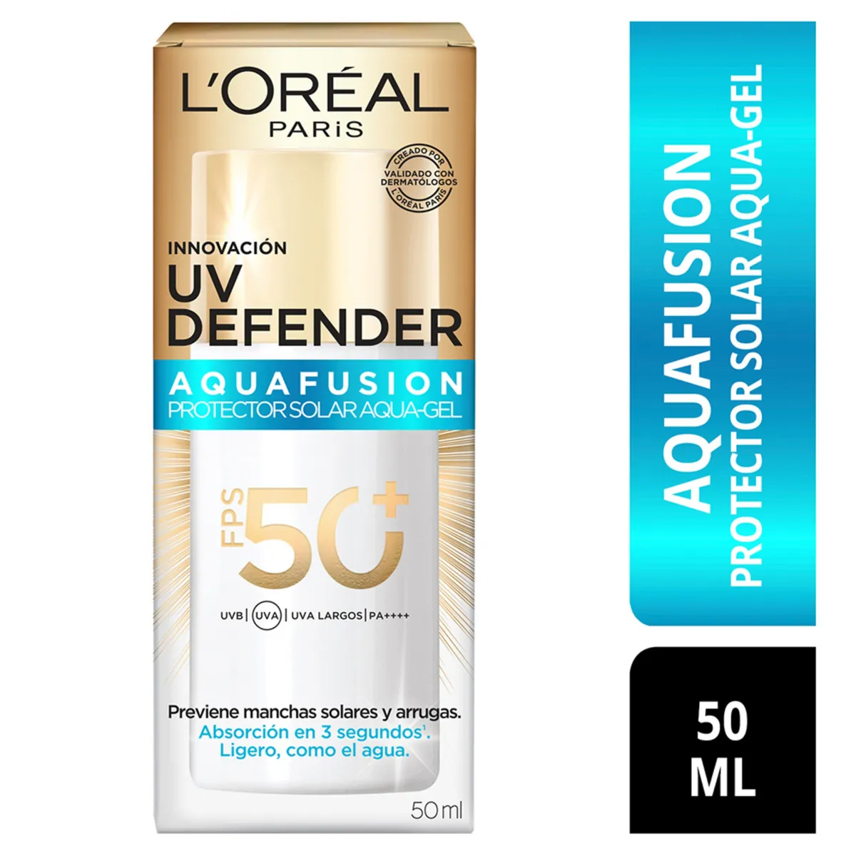 LOREAL PARIS - Protector Solar UV Defender AquaFusion FPS 50+