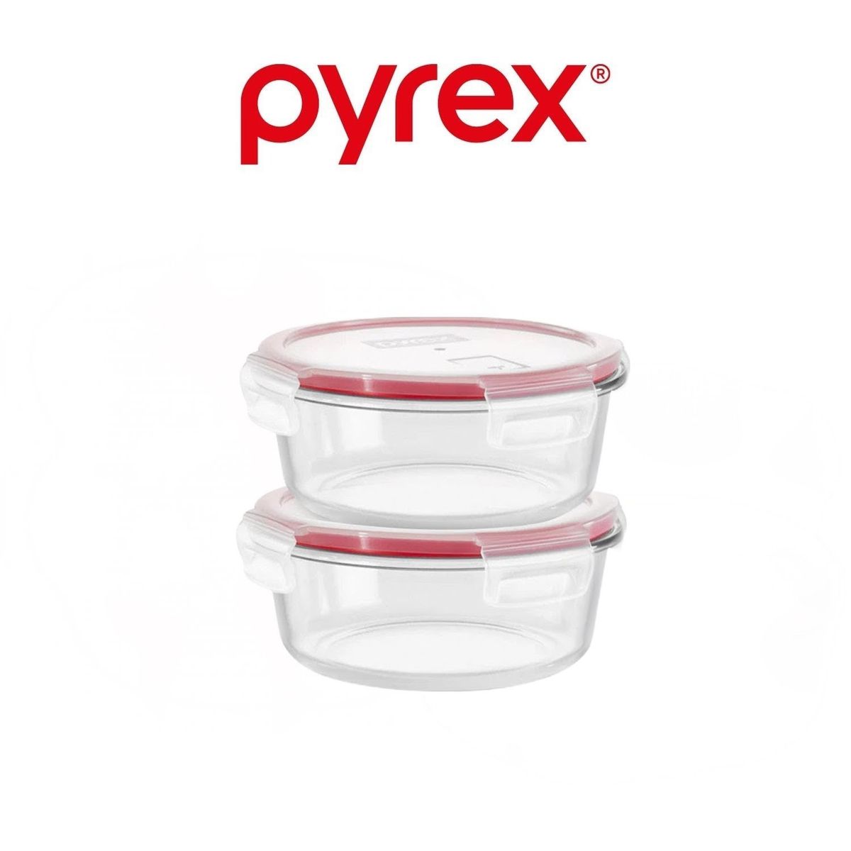 PYREX - Set 2pz Táper Redondo Easy Vent 900ml