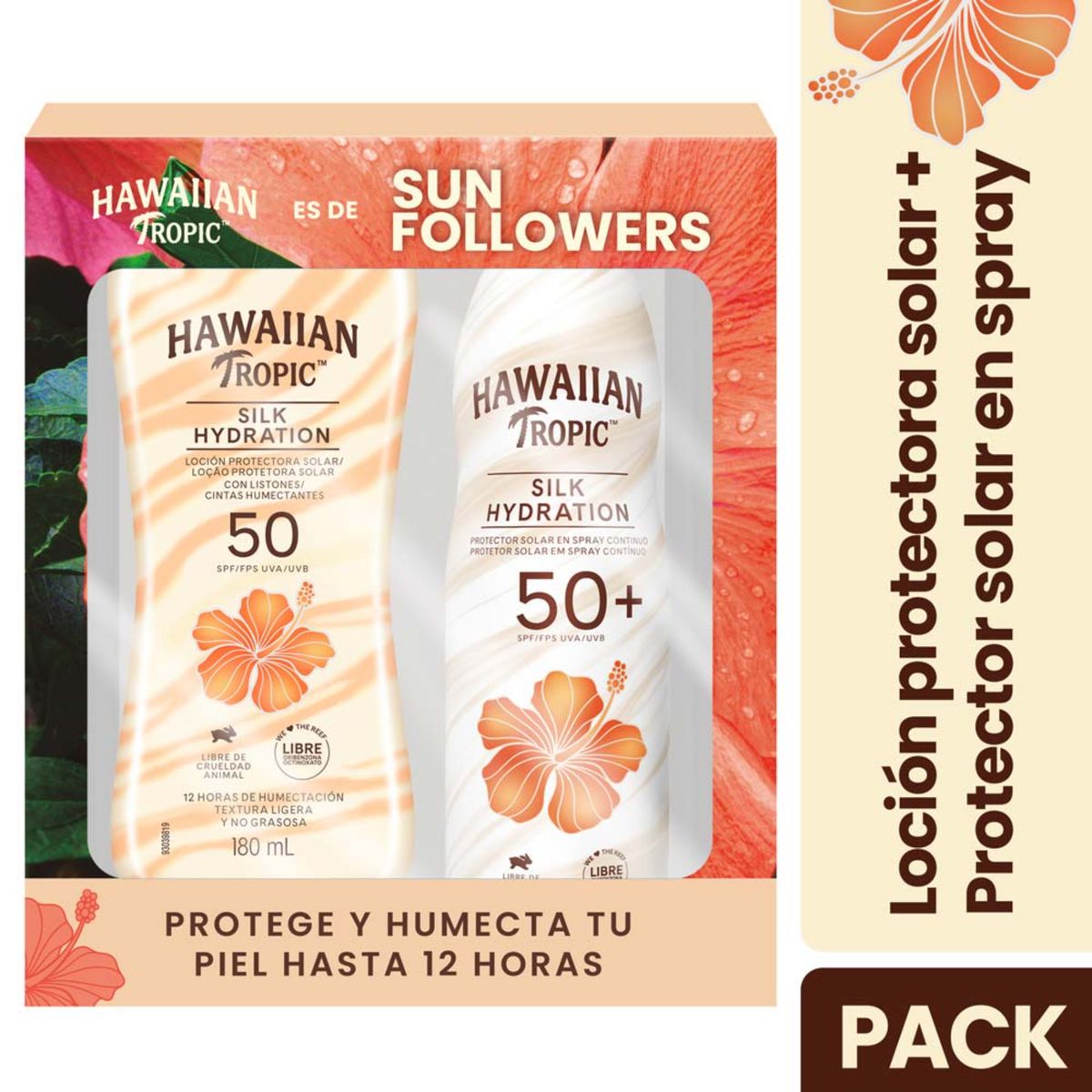 HAWAIIAN TROPIC - Protector Solar Silk Hydration Spf50 + 180 Ml