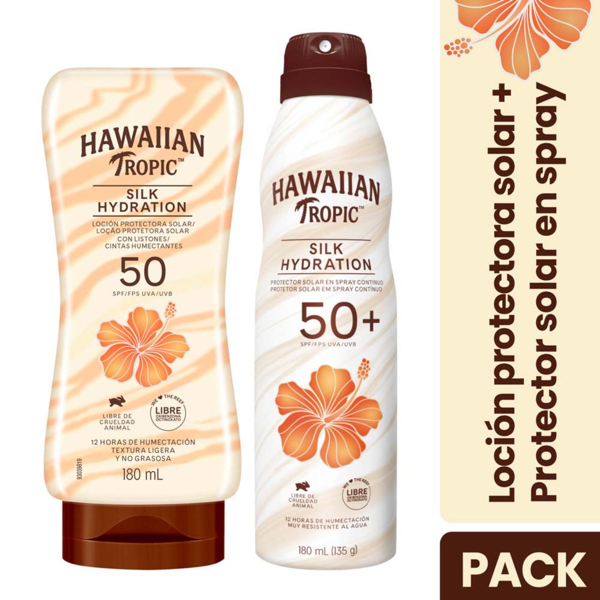 HAWAIIAN TROPIC - Protector Solar Silk Hydration Spf50 + 180 Ml