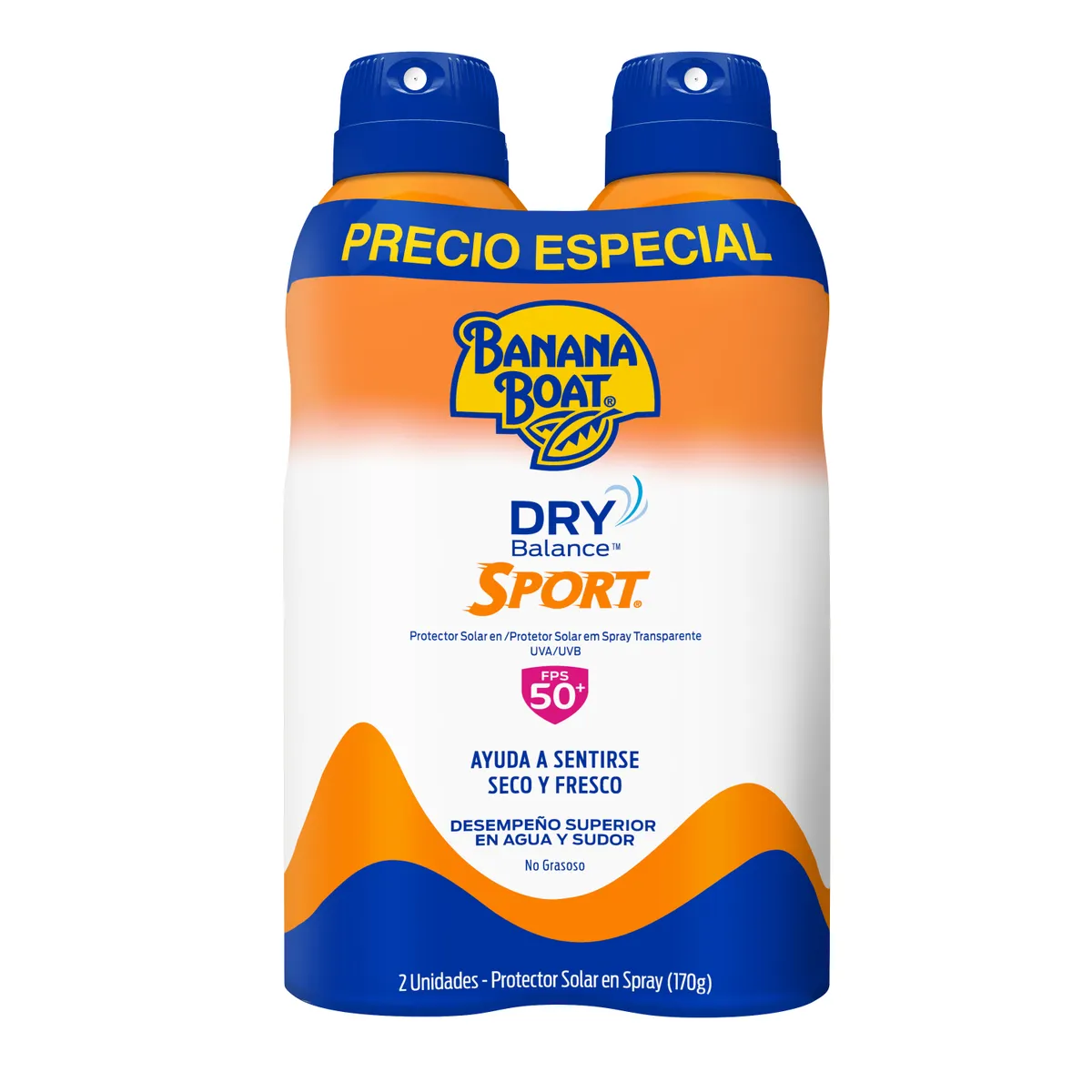BANANA BOAT - Pack Banana Boat Dry Balance Sport Spf50 + 170 Gr