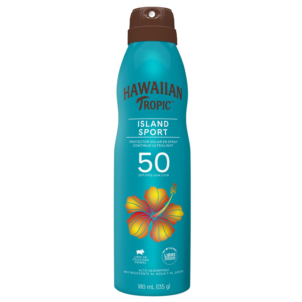 HAWAIIAN TROPIC - Protector Solar Island Sport Spf50 + 180 Ml Spray