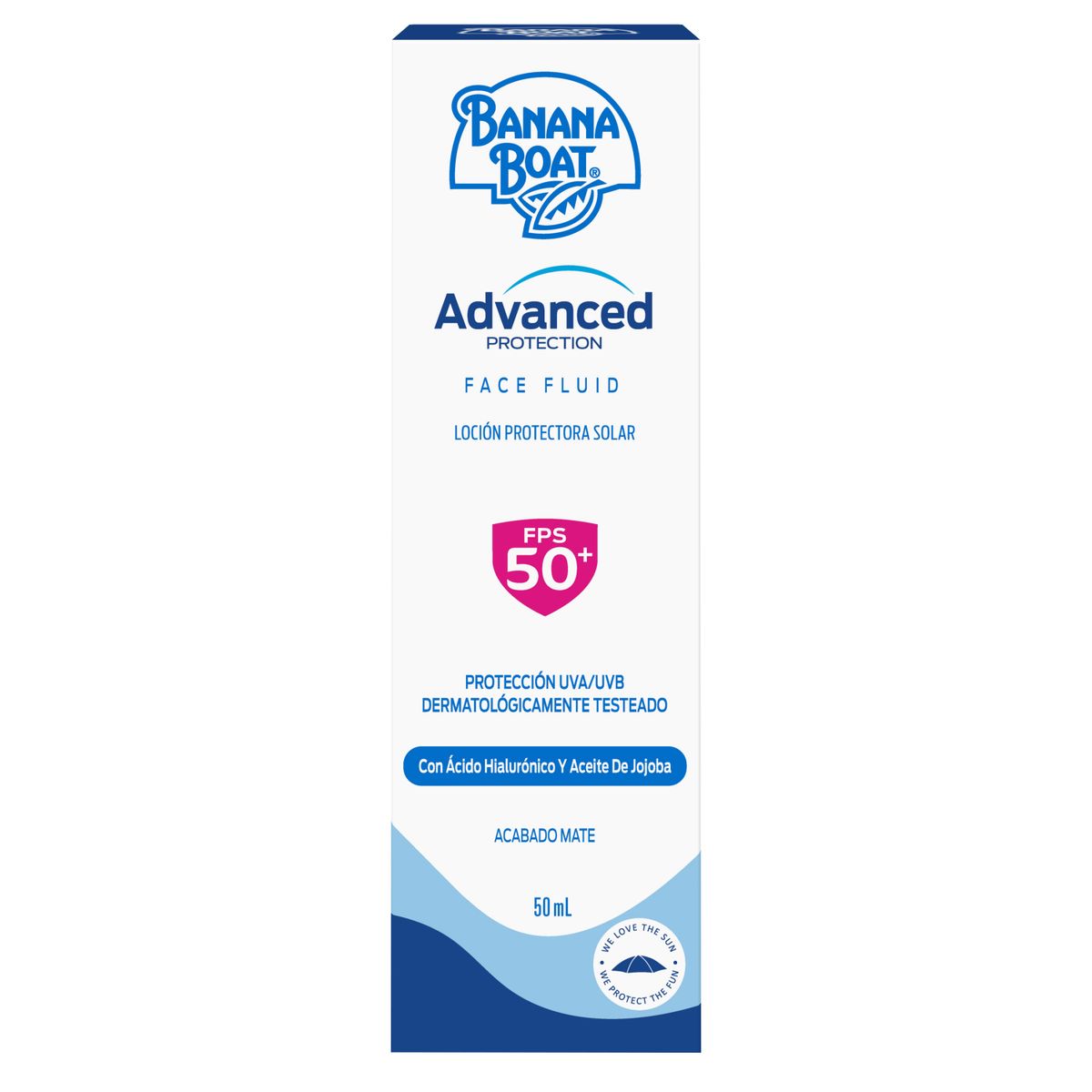 BANANA BOAT - Protector Solar Face Fluid Spf50+ + 50 Ml