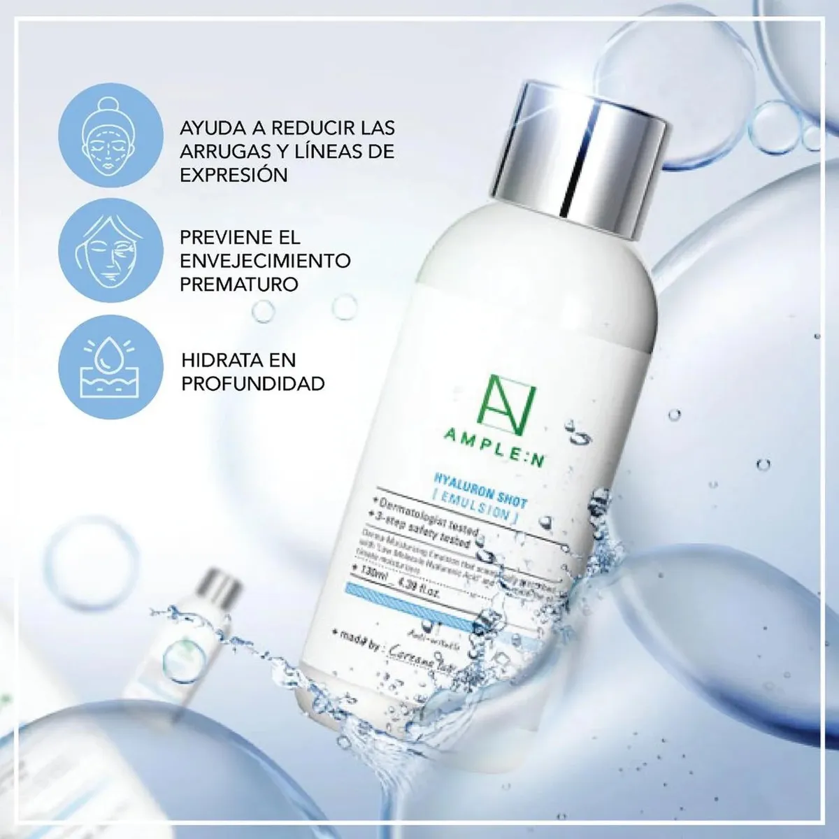 AMPLEN - Emulsión Hidratante con Ácido Hialurónico 