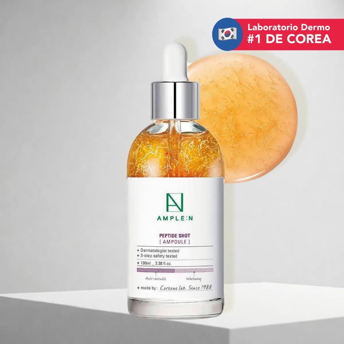 AMPLEN - Suero Facial Antiedad Concentrado con Péptidos 