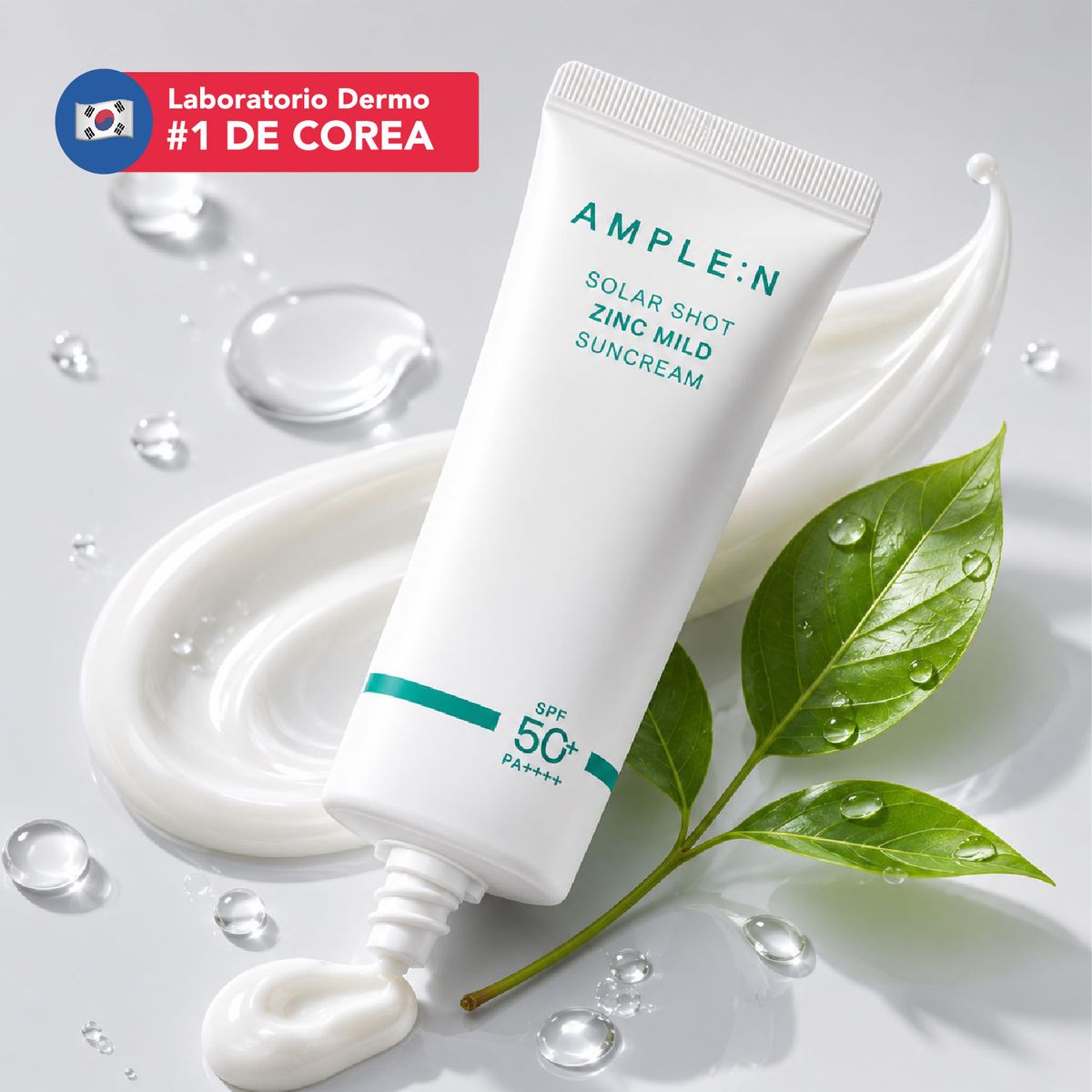 AMPLEN - Protector Solar Mineral con Zinc SPF 50+ PA++++