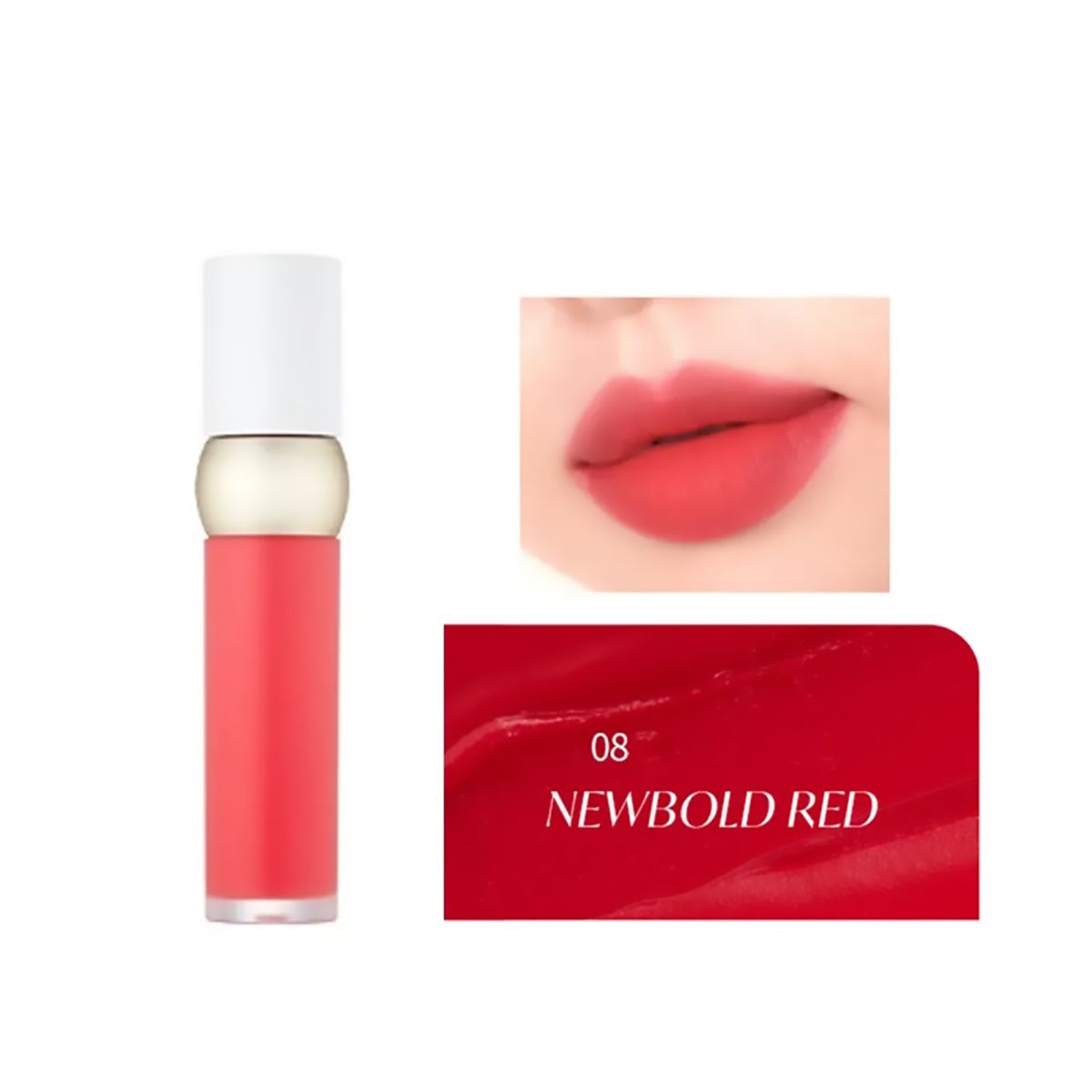 FMGT - Tinte Labial Mate Vegano de Larga Duración  08 NEW BOLD