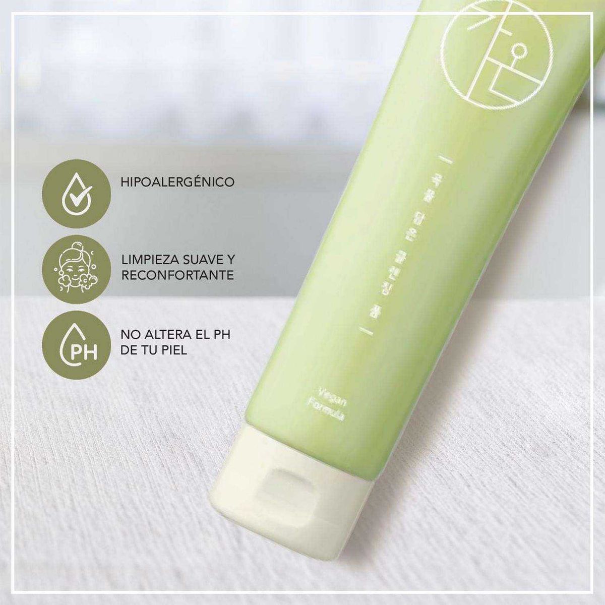 GAON - Limpiador Facial Vegano con Granos Antioxidantes